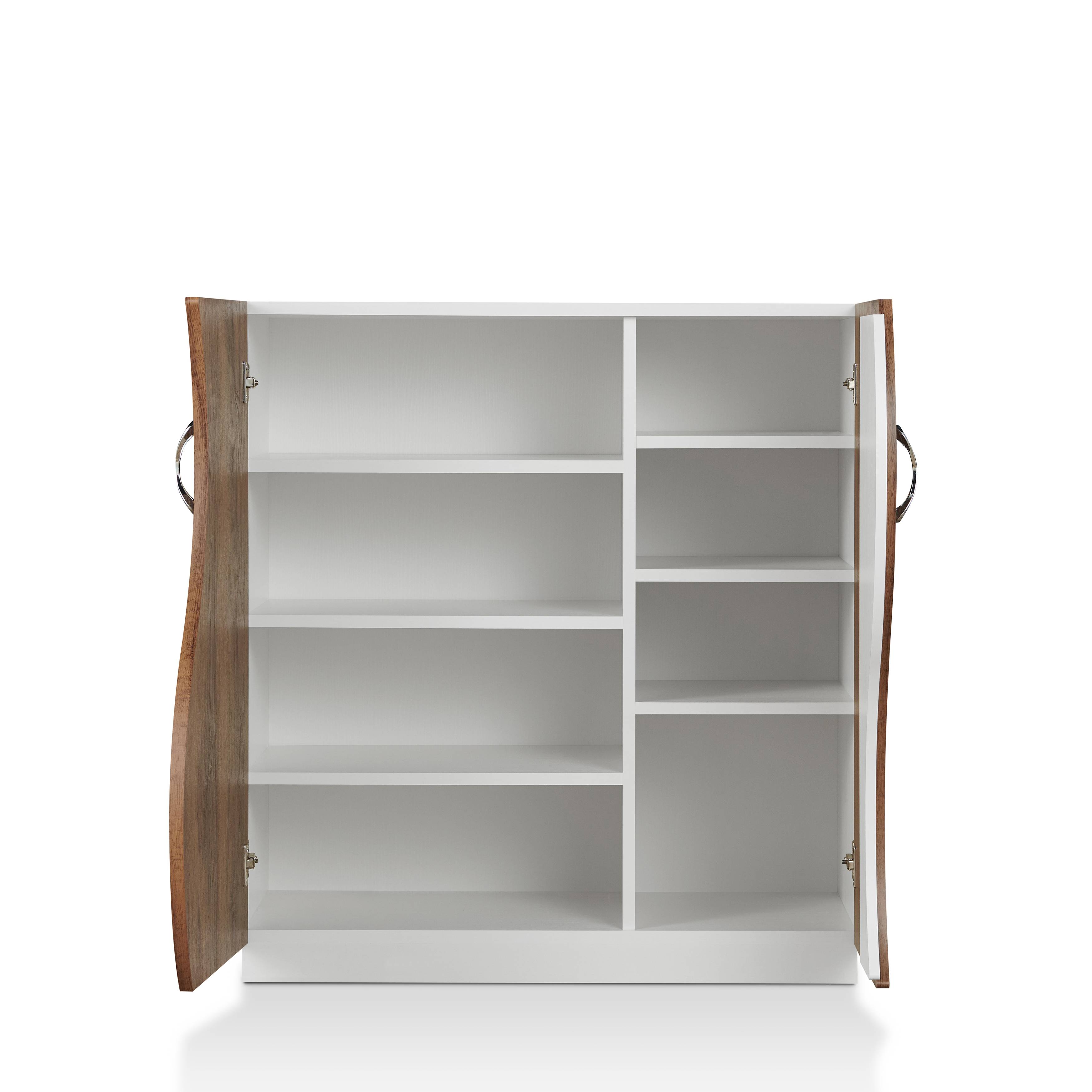 Ashton Contemporary 8-Shelf Shoe Cabinet