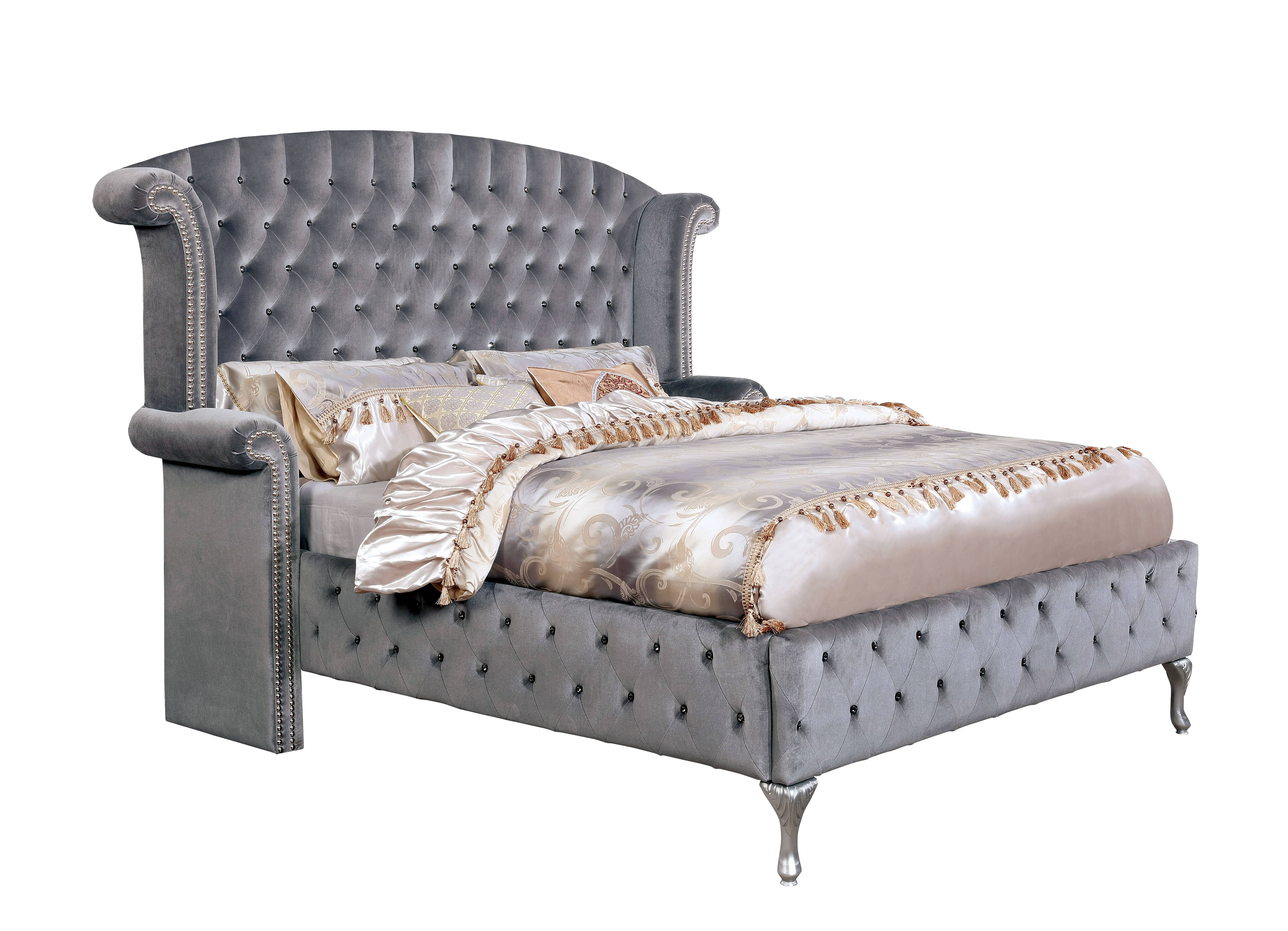 Cillay Transitional Fabric Platform Bed