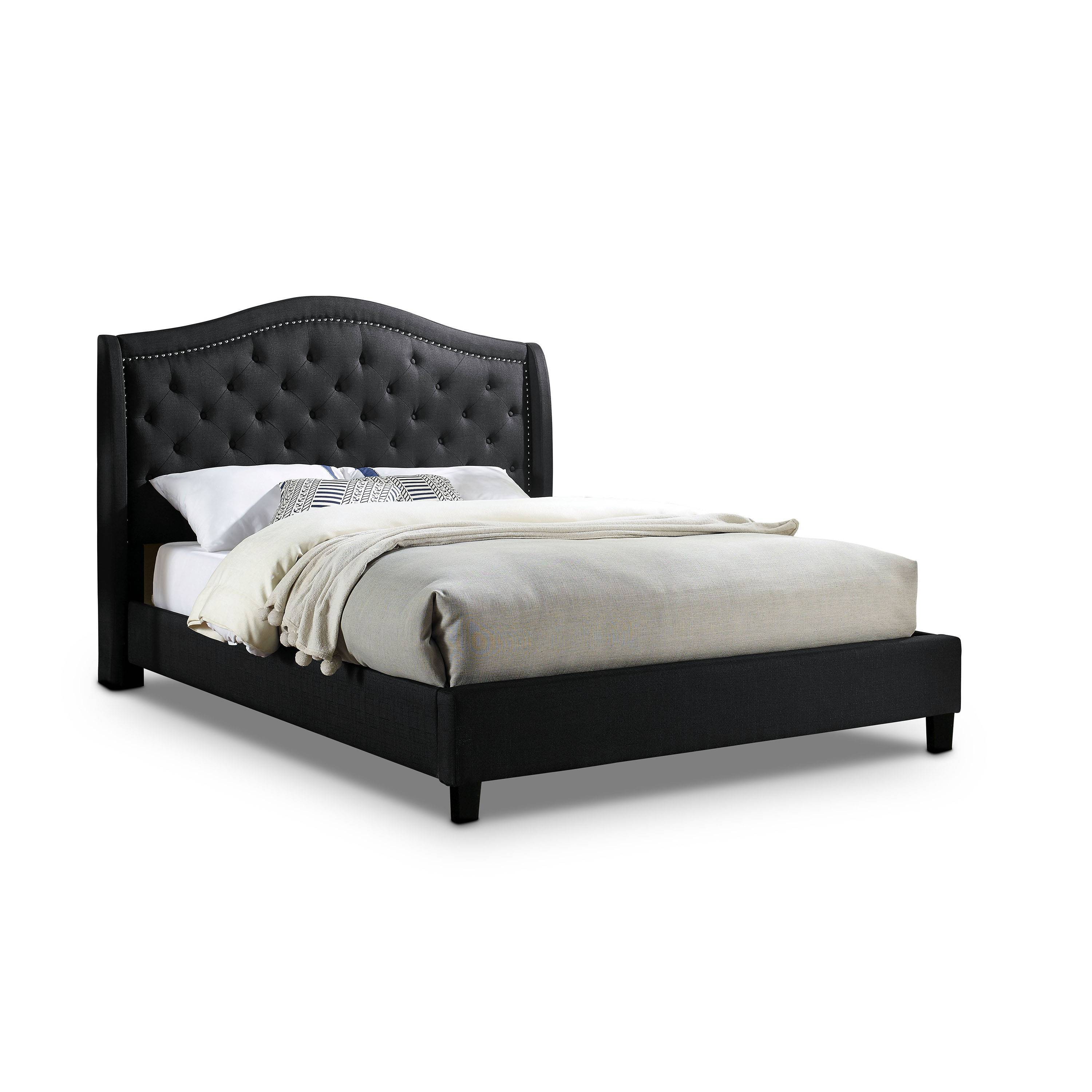 Bantris Tufted Bed in Black