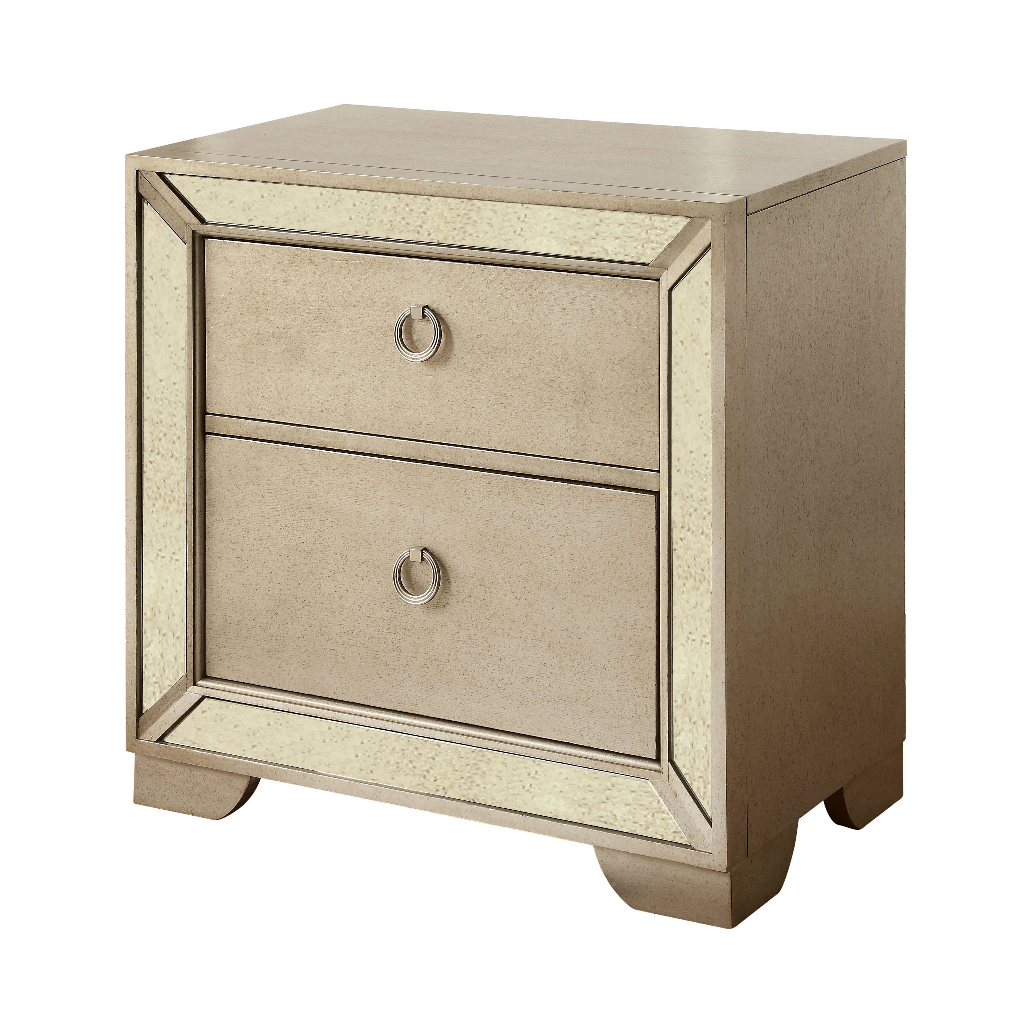 Stolte Glam 2-Drawer Nightstand
