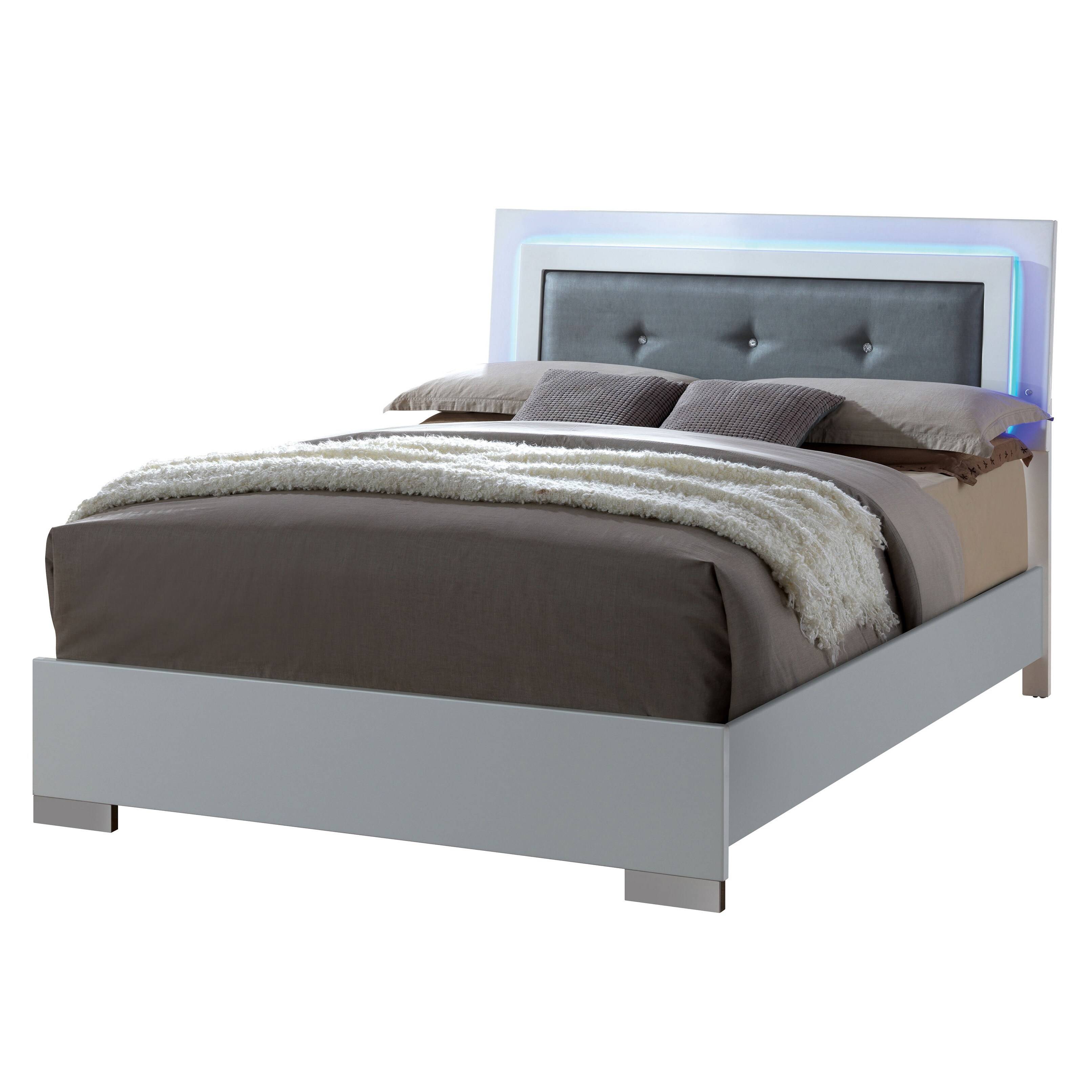 Bruce Contemporary Solid Wood Panel Bed