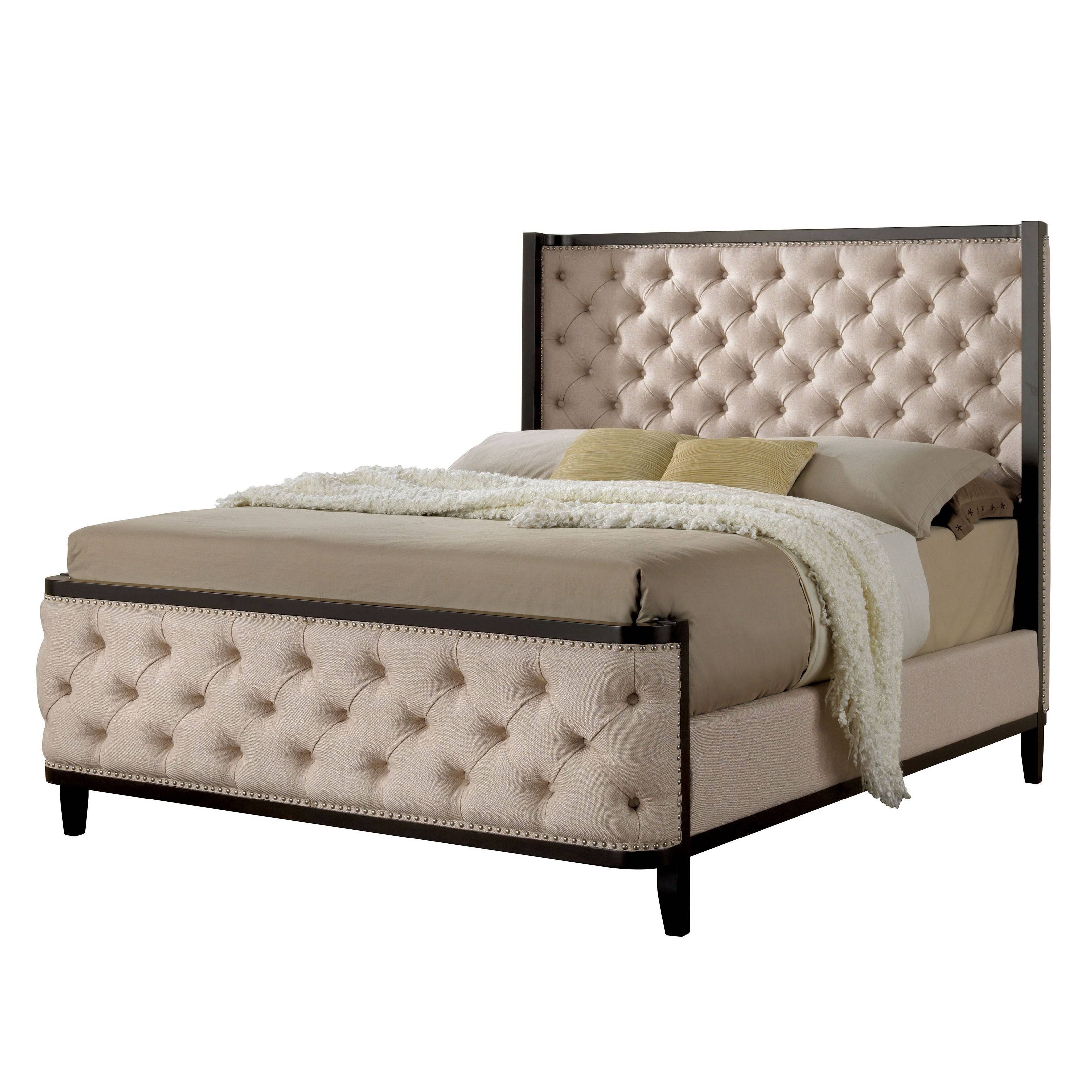 Stremen Contemporary Fabric Platform Bed