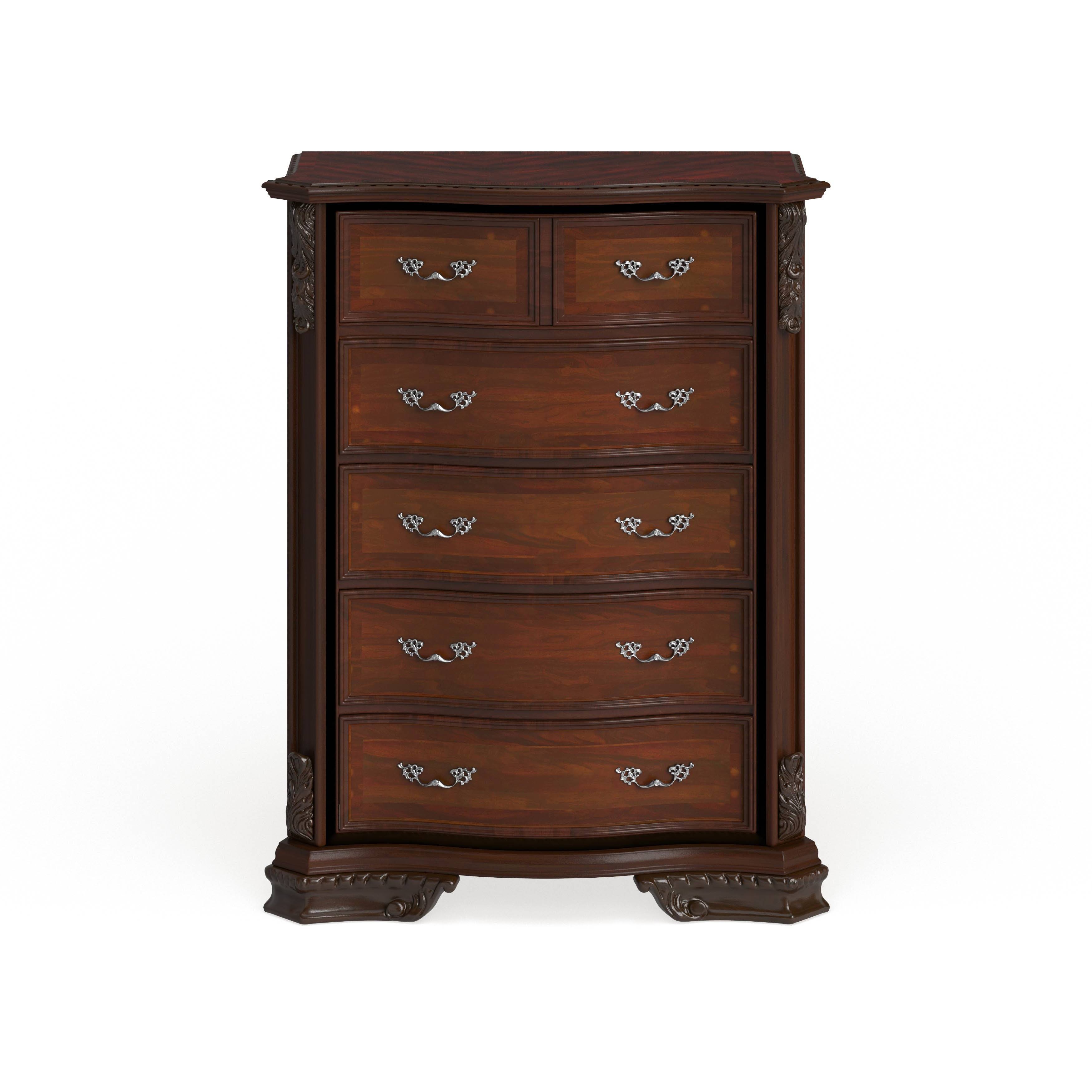 Rolston Traditional 6-Drawer Chest