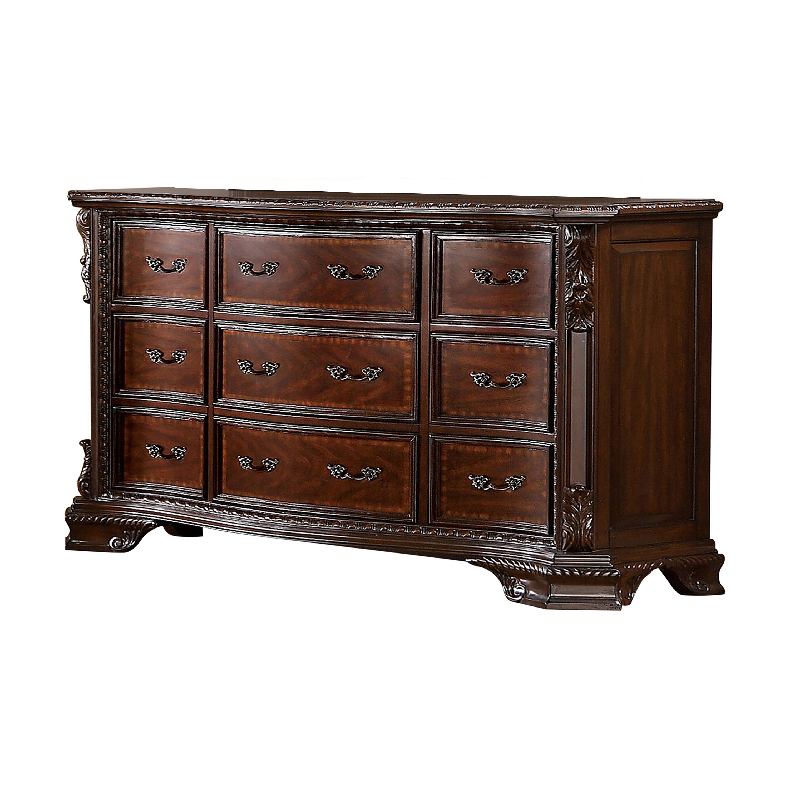 Rolston Traditional 9-Drawer Dresser