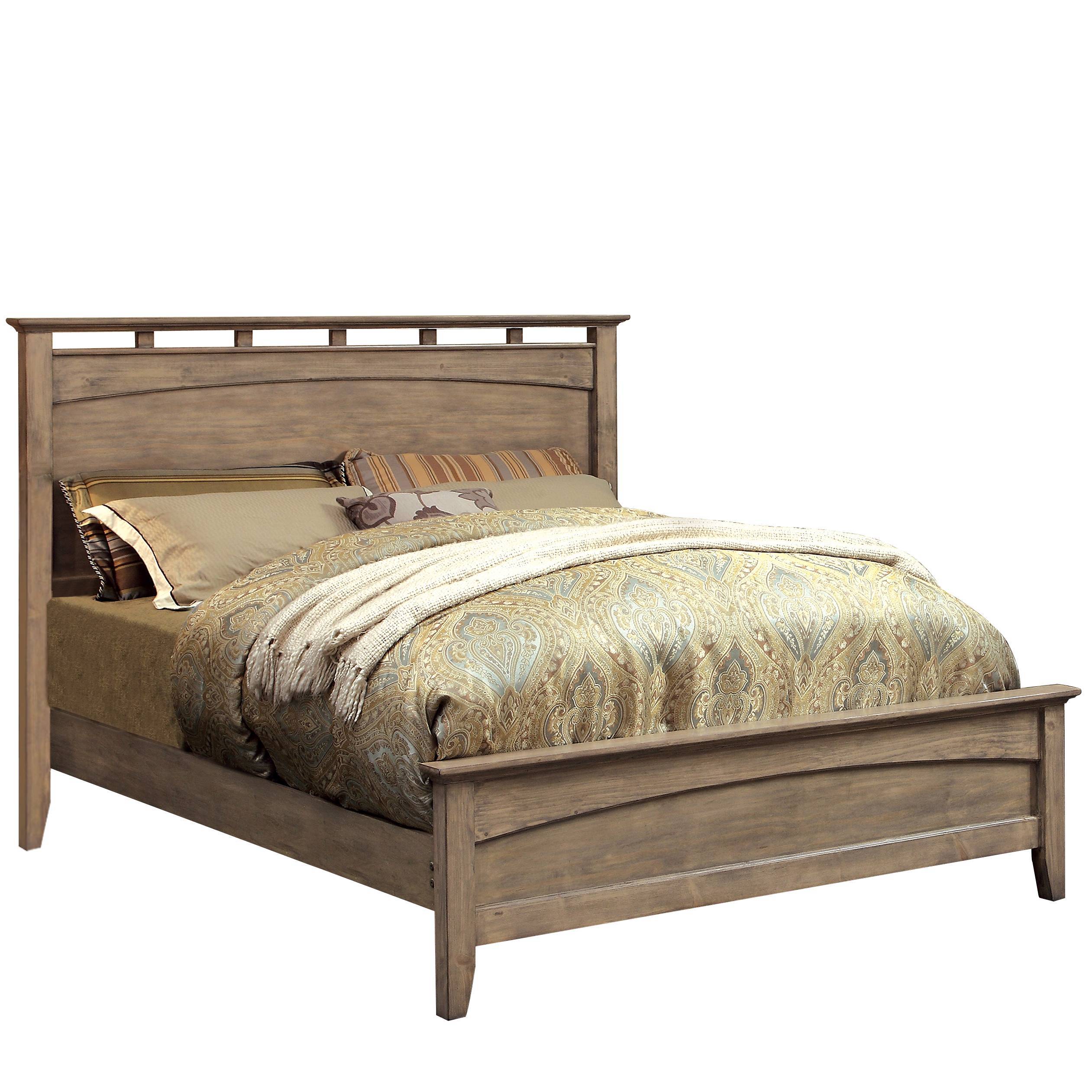 Perdomo Transitional Solid Wood Panel Bed