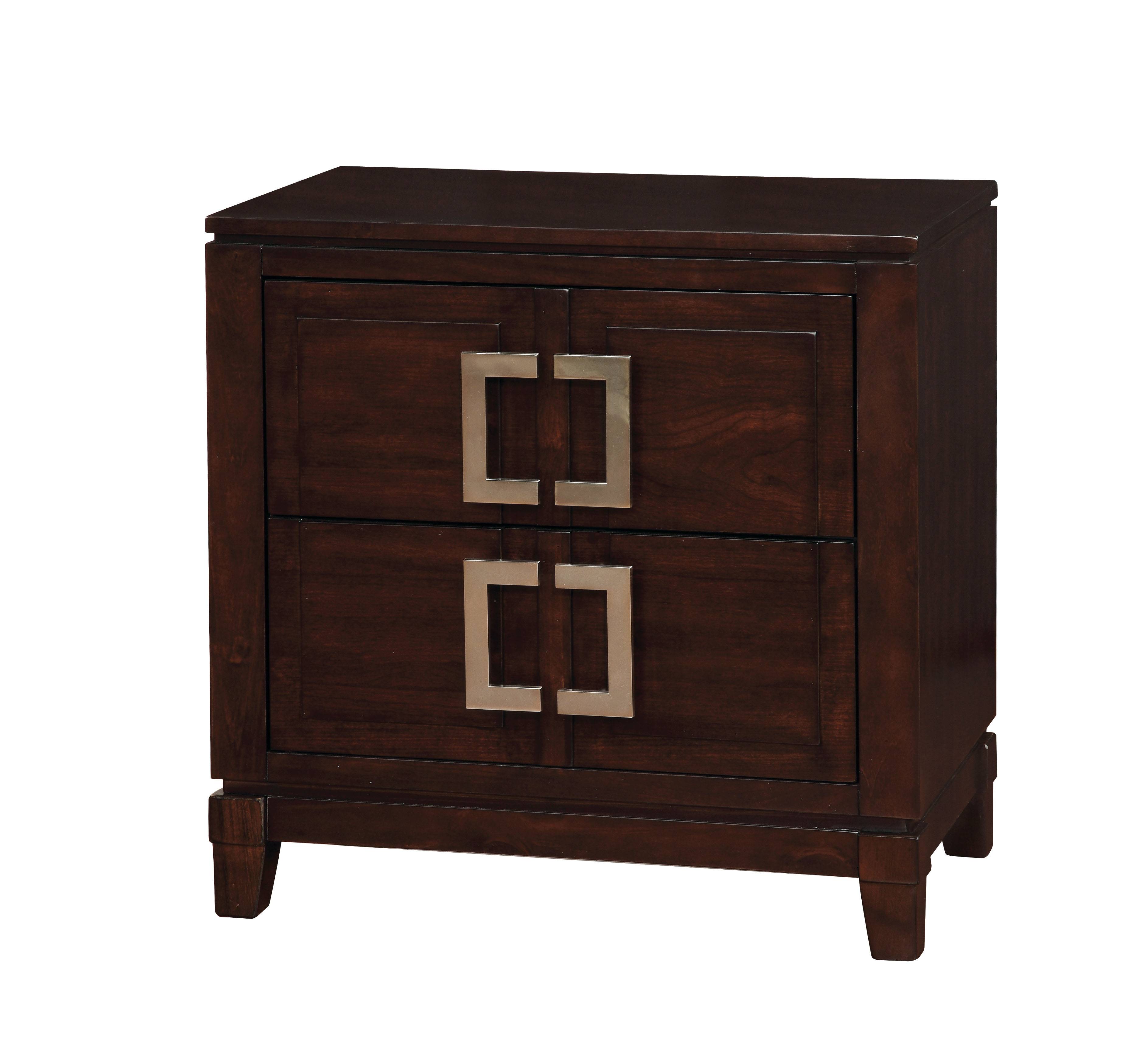Gadley Transitional 2-Drawer Nightstand