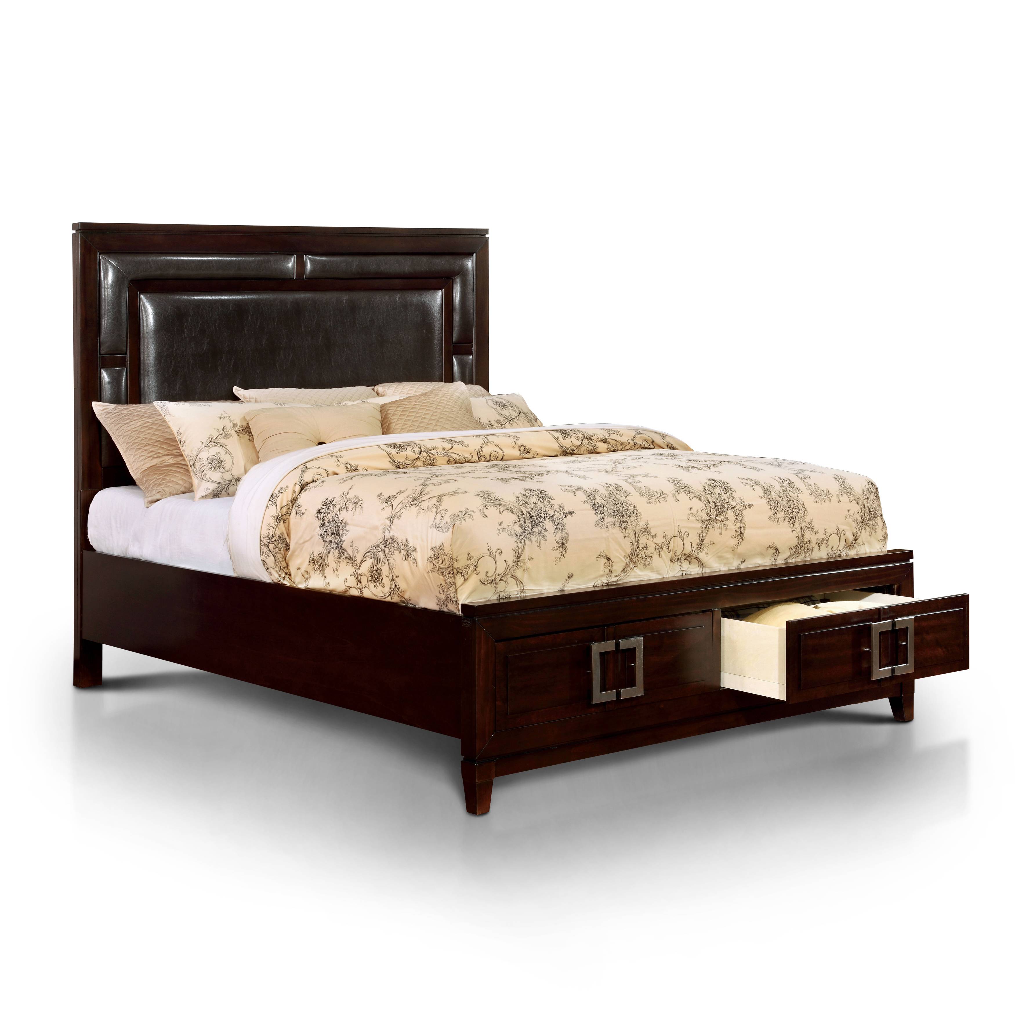 Gadley Transitional 2-Drawer Panel Bed