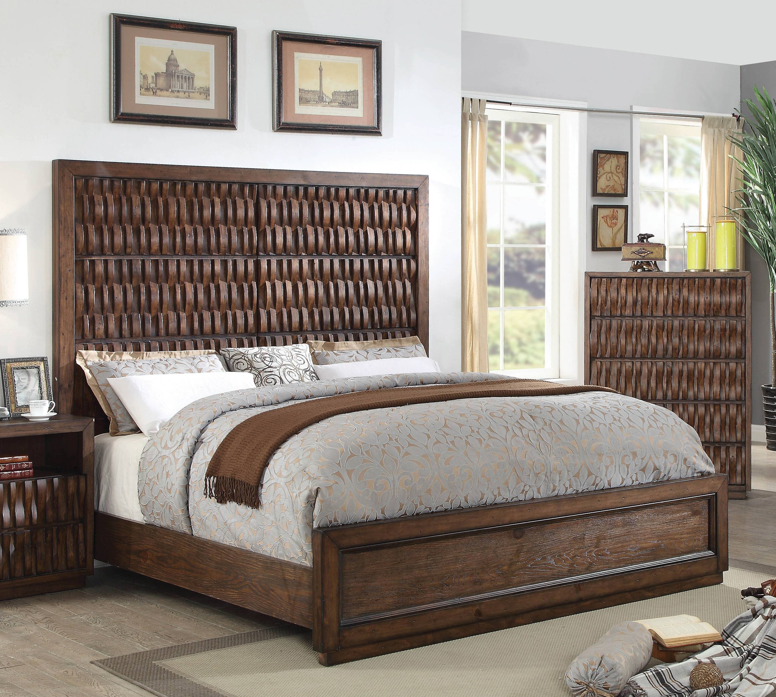 Welkin Transitional Wood Panel Bed
