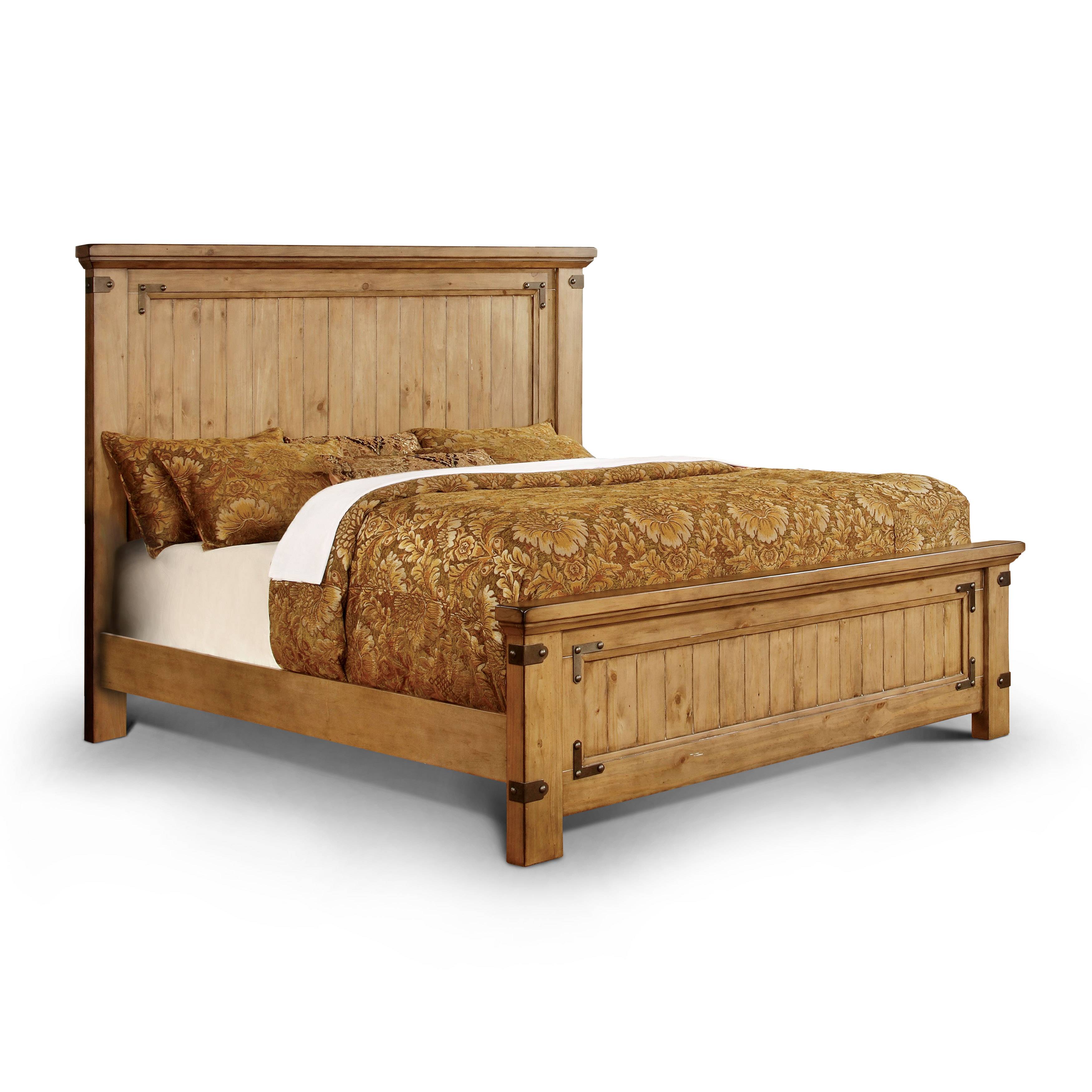 Manis Cottage Solid Wood Panel Bed