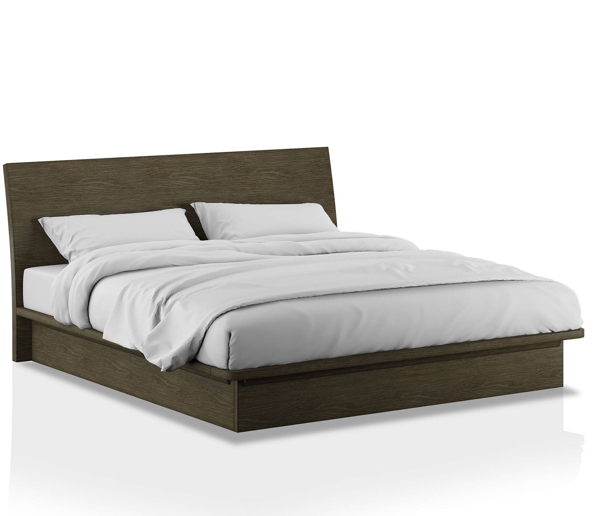 Ingram Platform Bed in Light Walnut