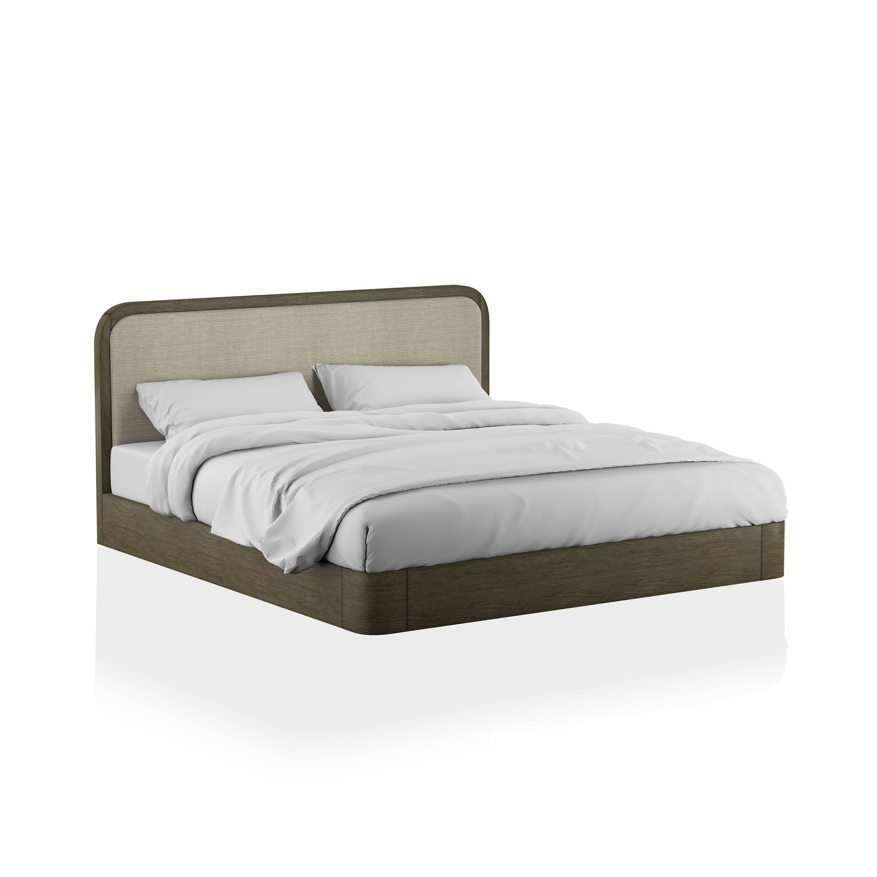 Roycroft Platform Bed in Light Walnut