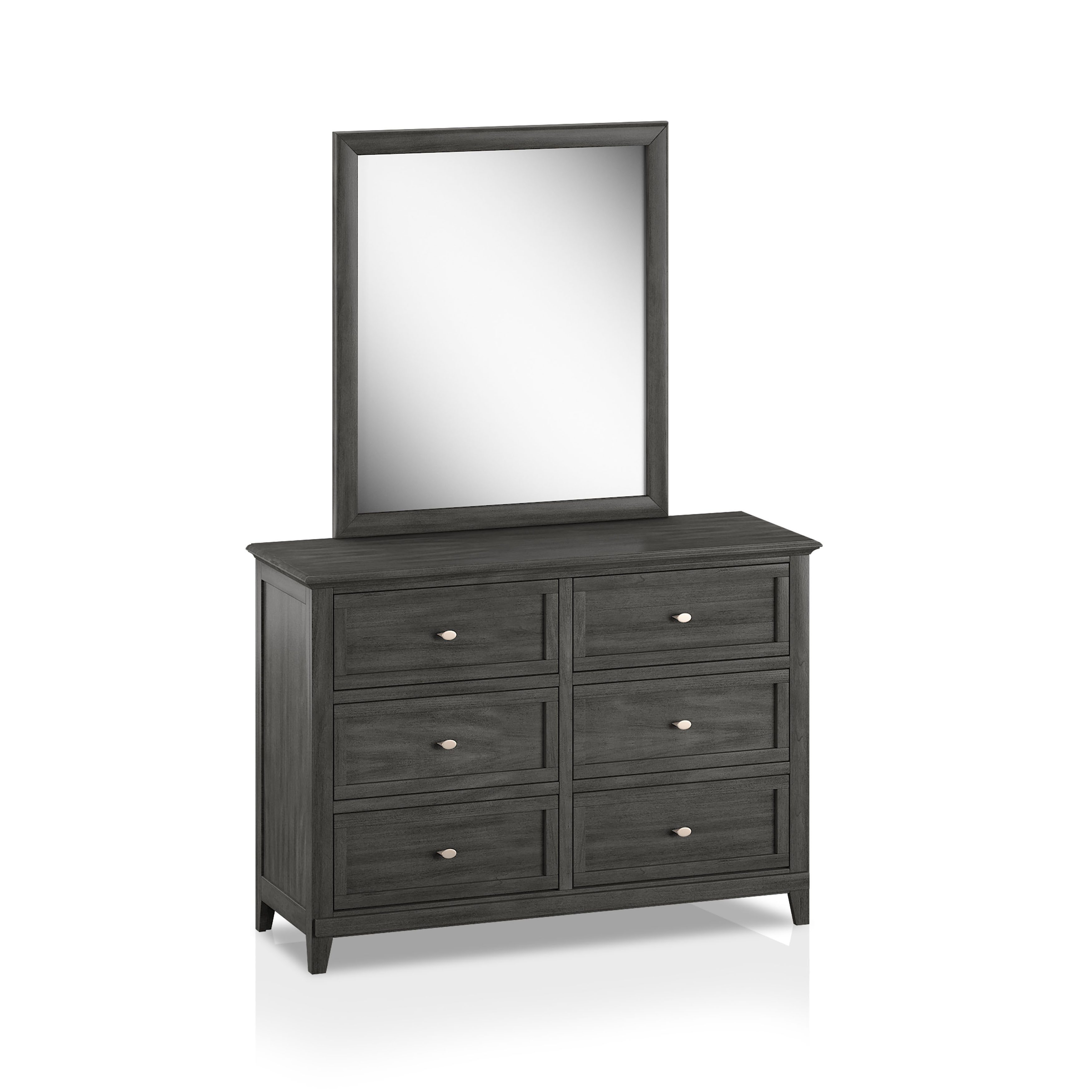 Ford 6-Drawer Dresser and Mirror Set