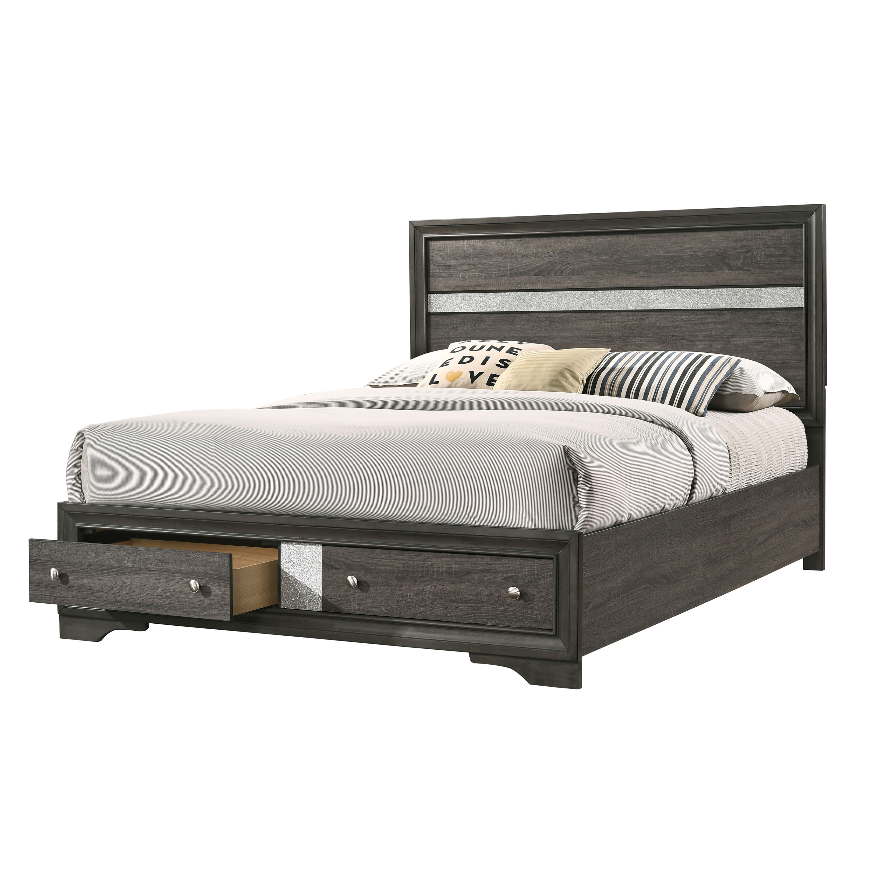 Wetherby Storage Bed in Gray