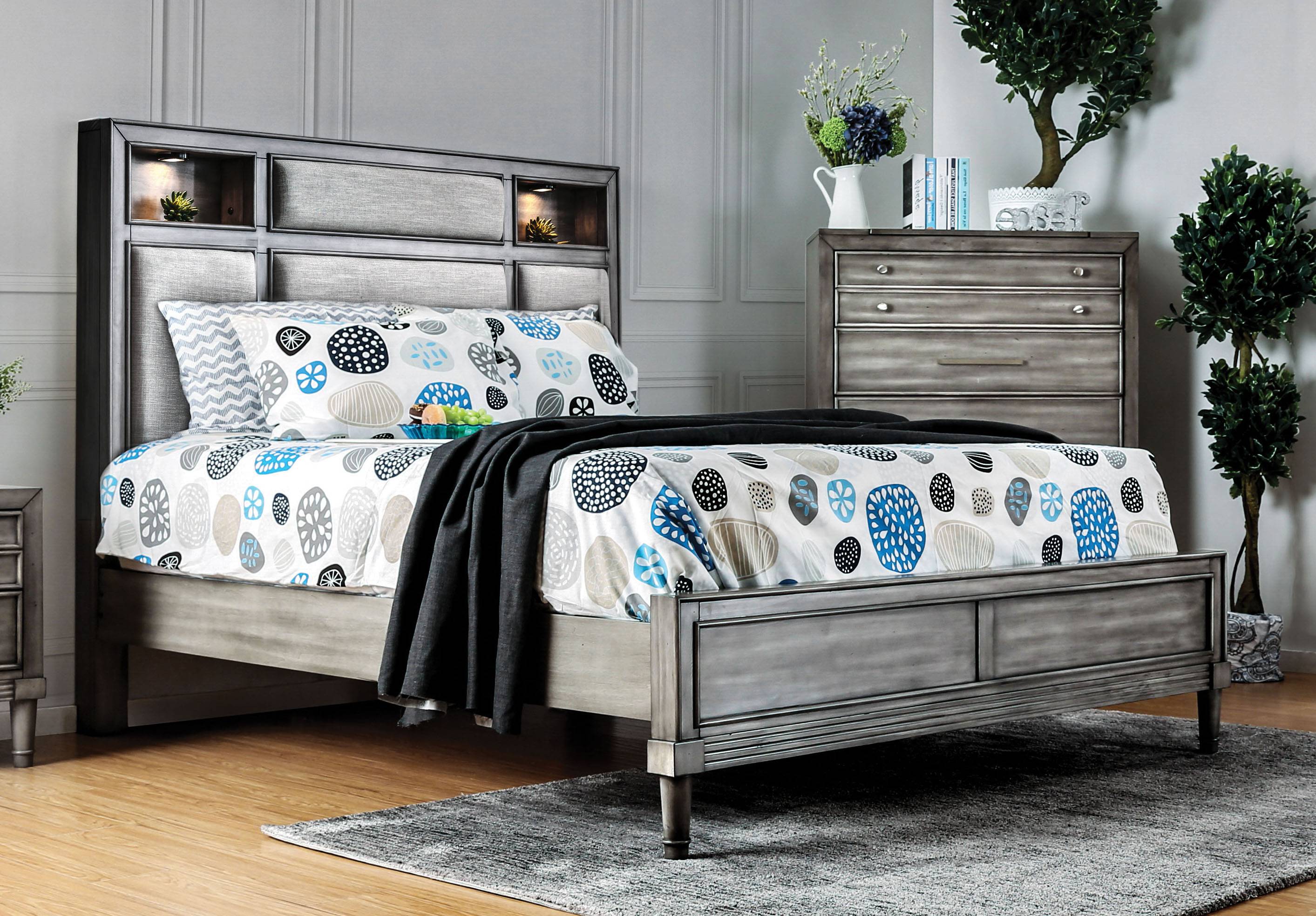 Behn Transitional Solid Wood Panel Bed