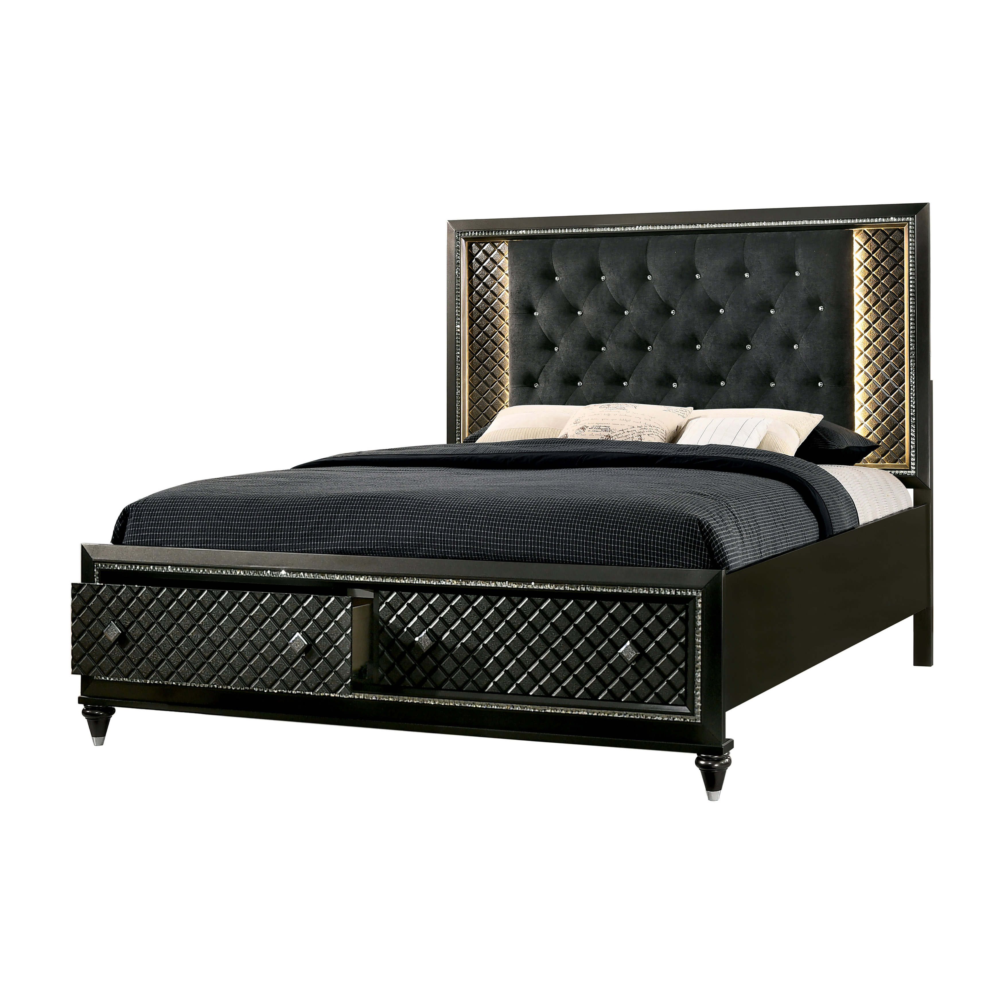 Margrite Contemporary Solid Wood Platform Bed