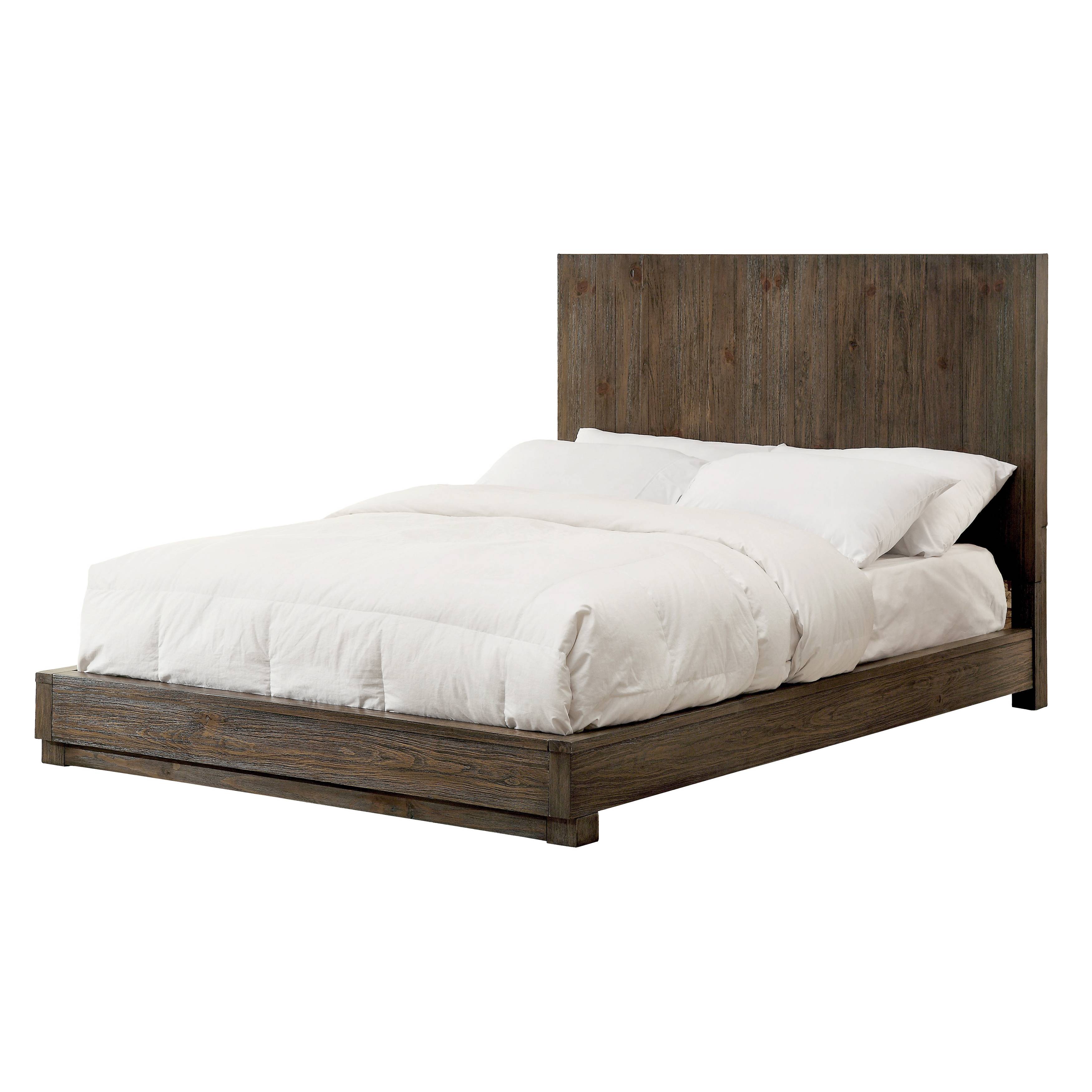 Winborne Rustic Solid Wood Platform Bed