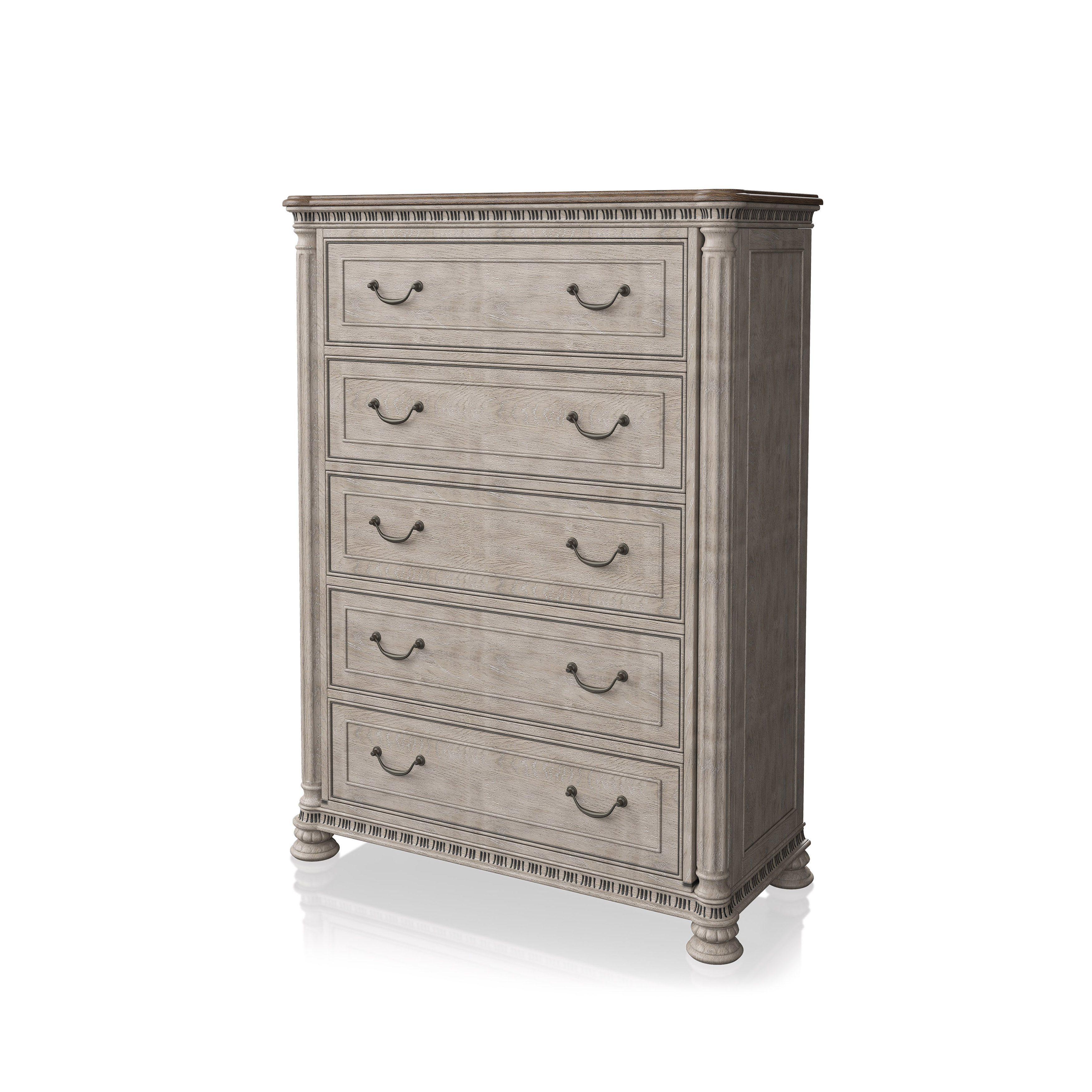 Zino Transitional 5-Drawer Chest