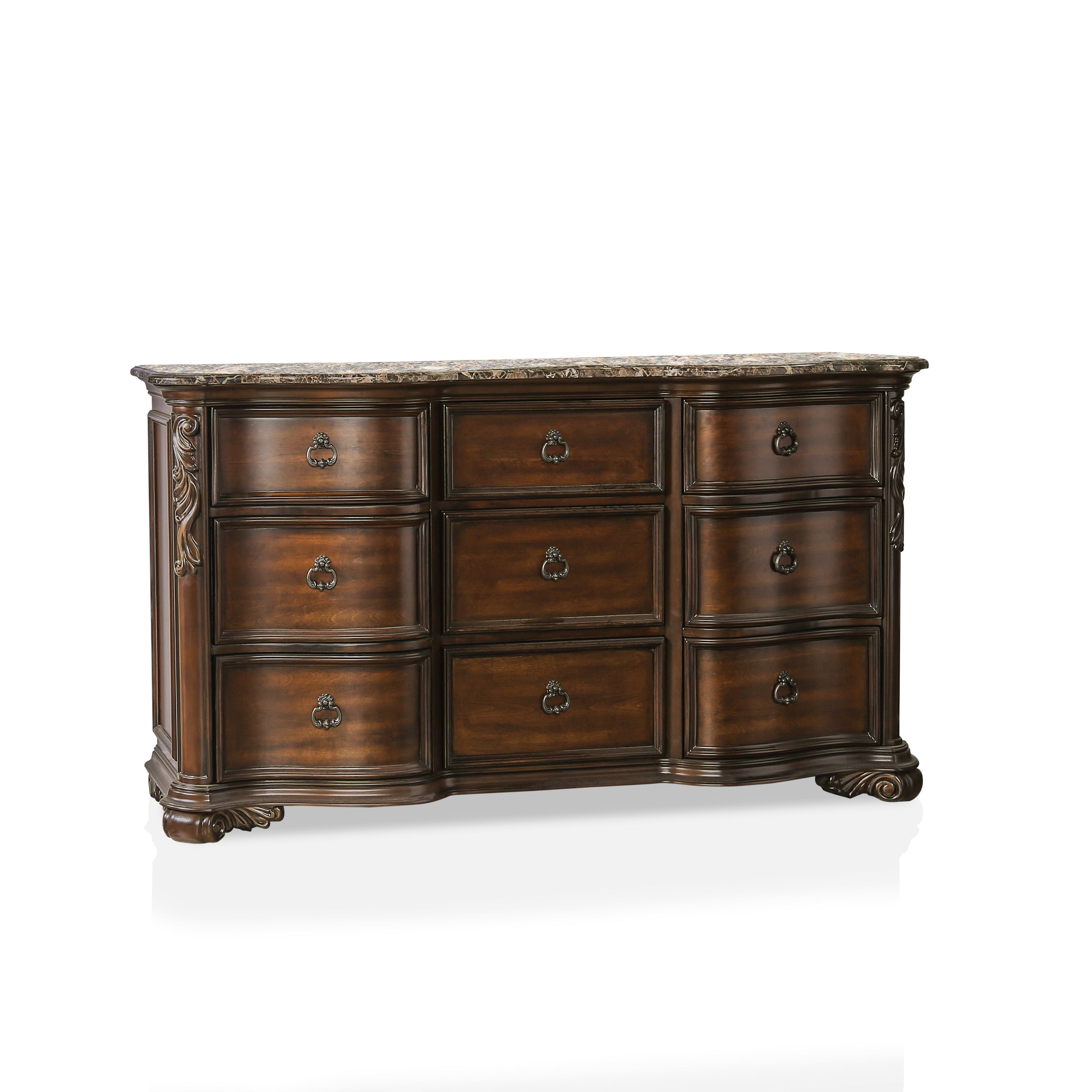 Aolo Traditional 9-Drawer Dresser