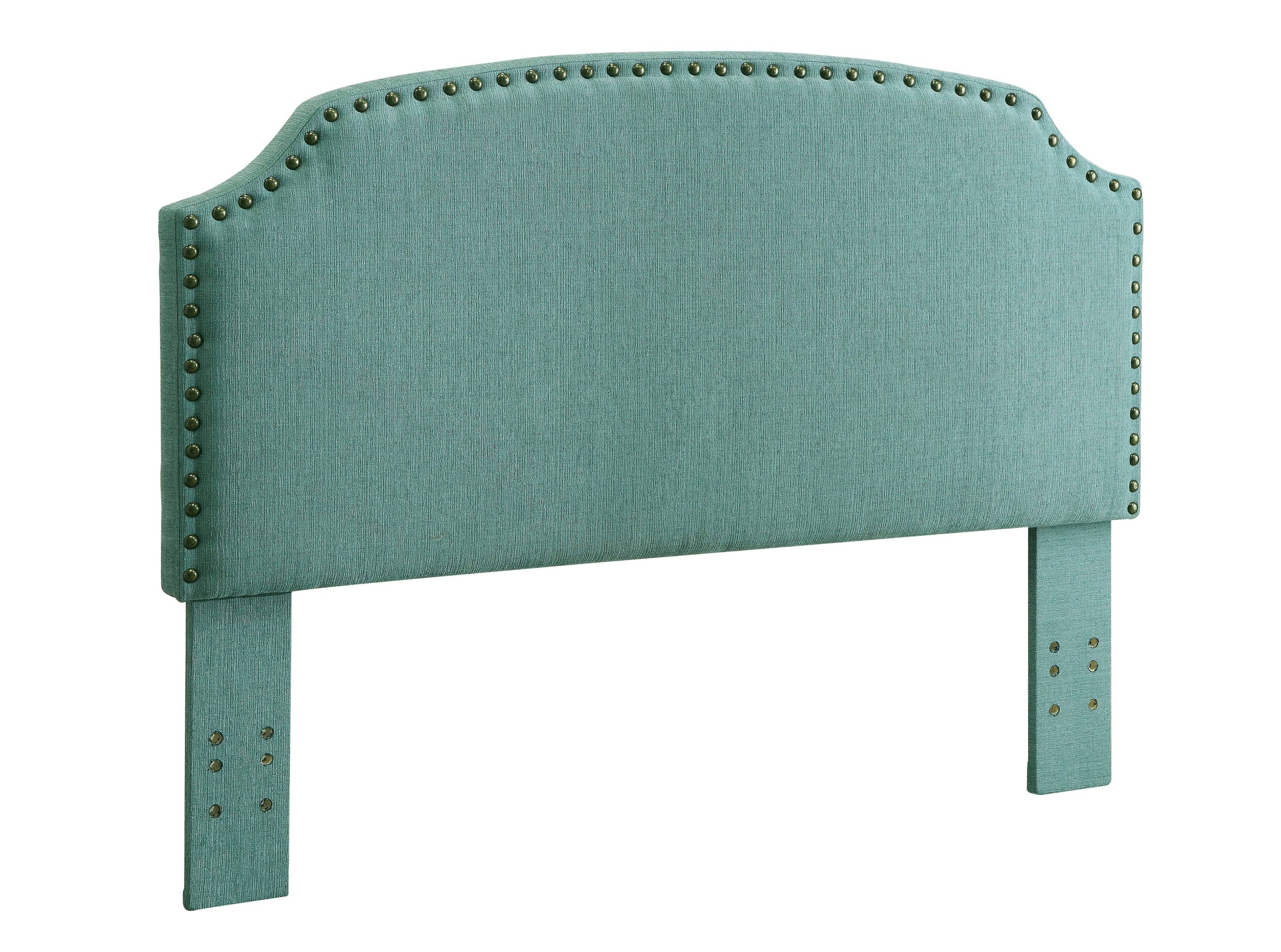 Afy Contemporary King Upholstered Headboard in Blue