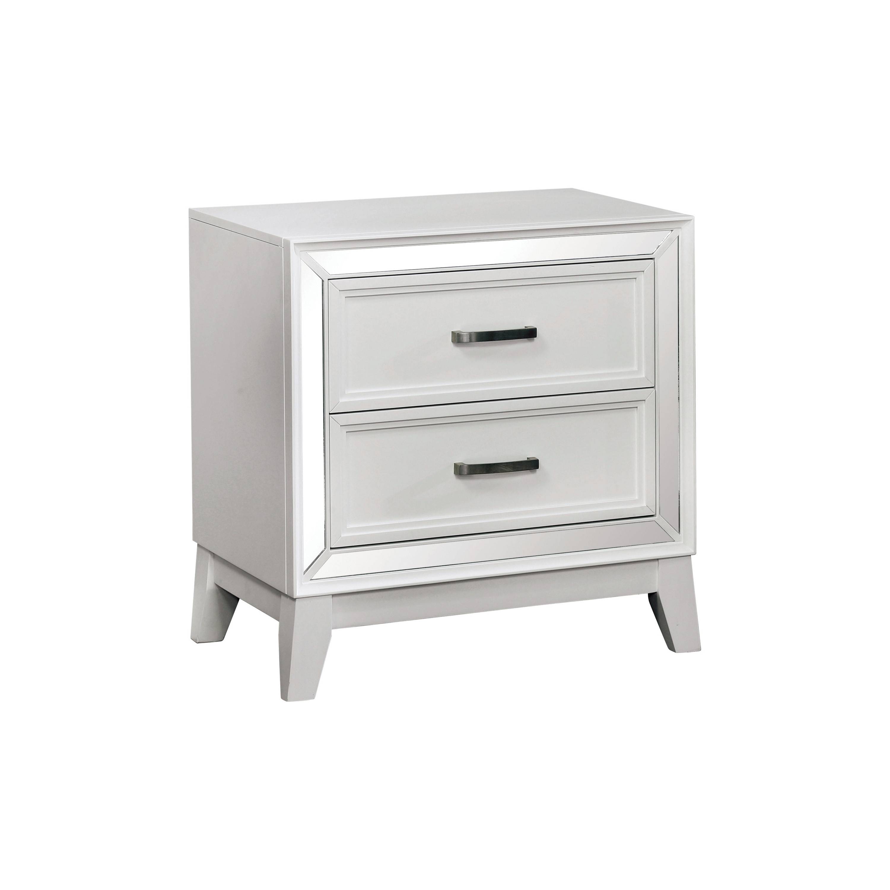 Kristia Transitional 2-Drawer Nightstand