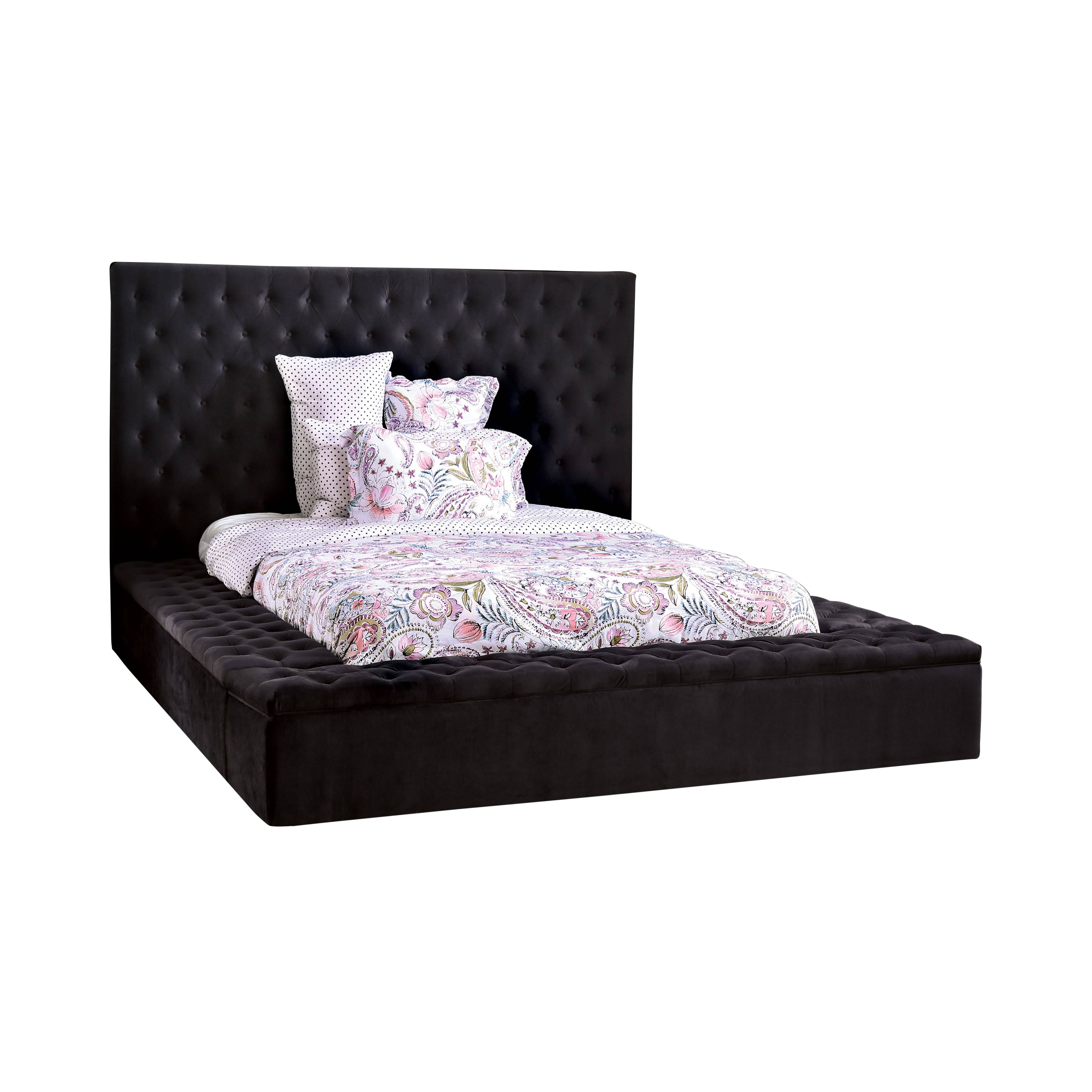 Bensington Transitional Flannelette Platform Bed
