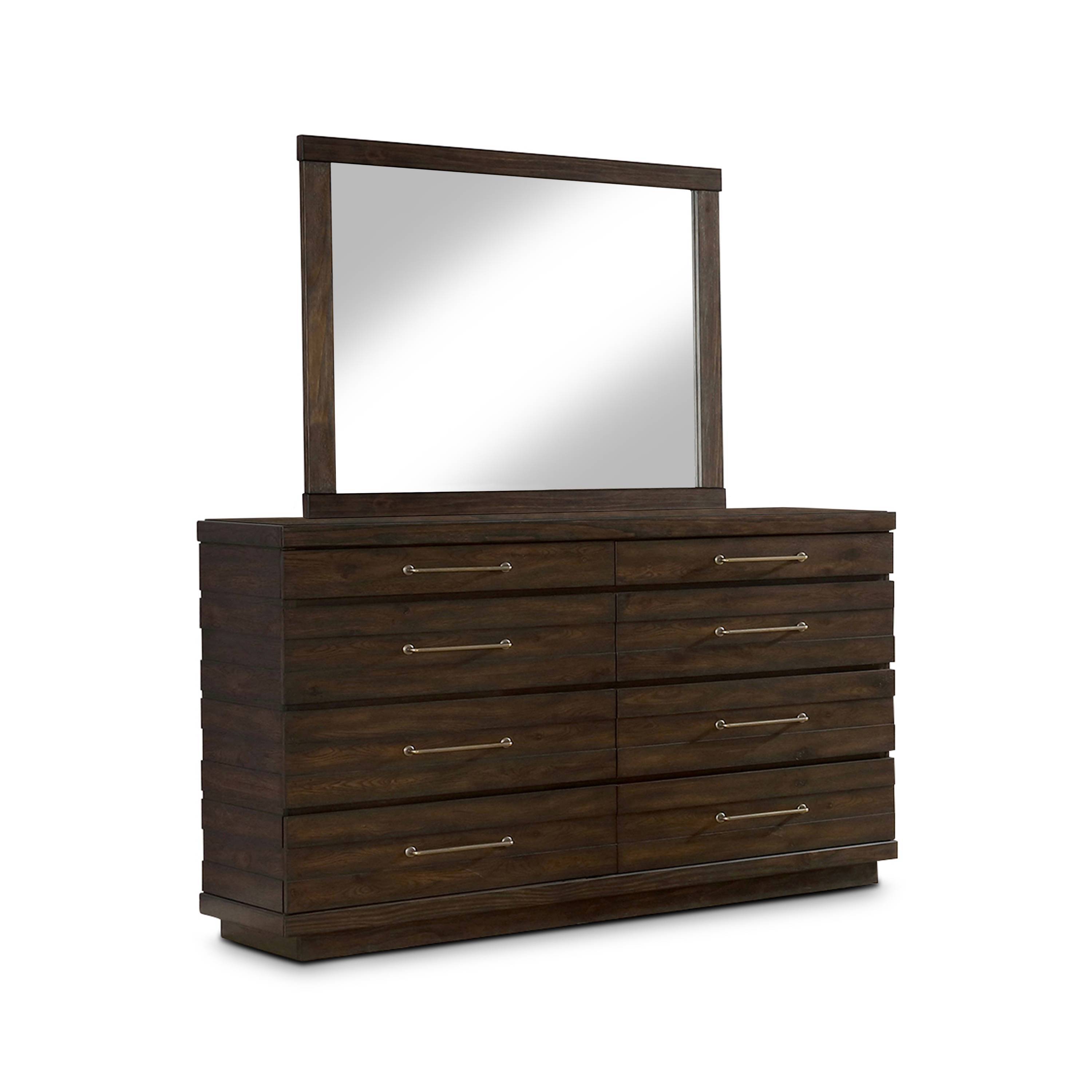 Lost Trail 8-Drawer Dresser and Mirror Set