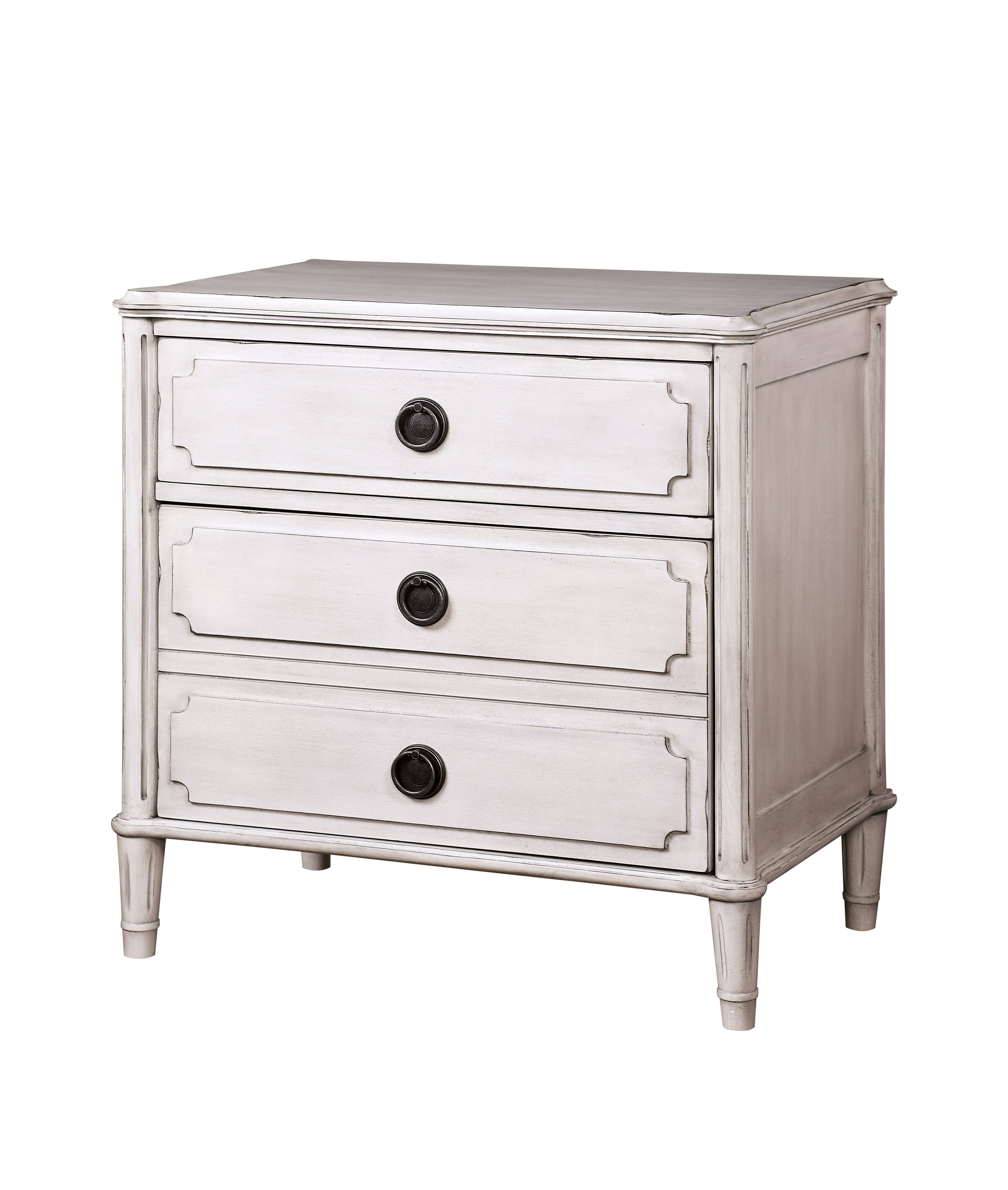 Kerry Brooke 3-Drawer Nightstand