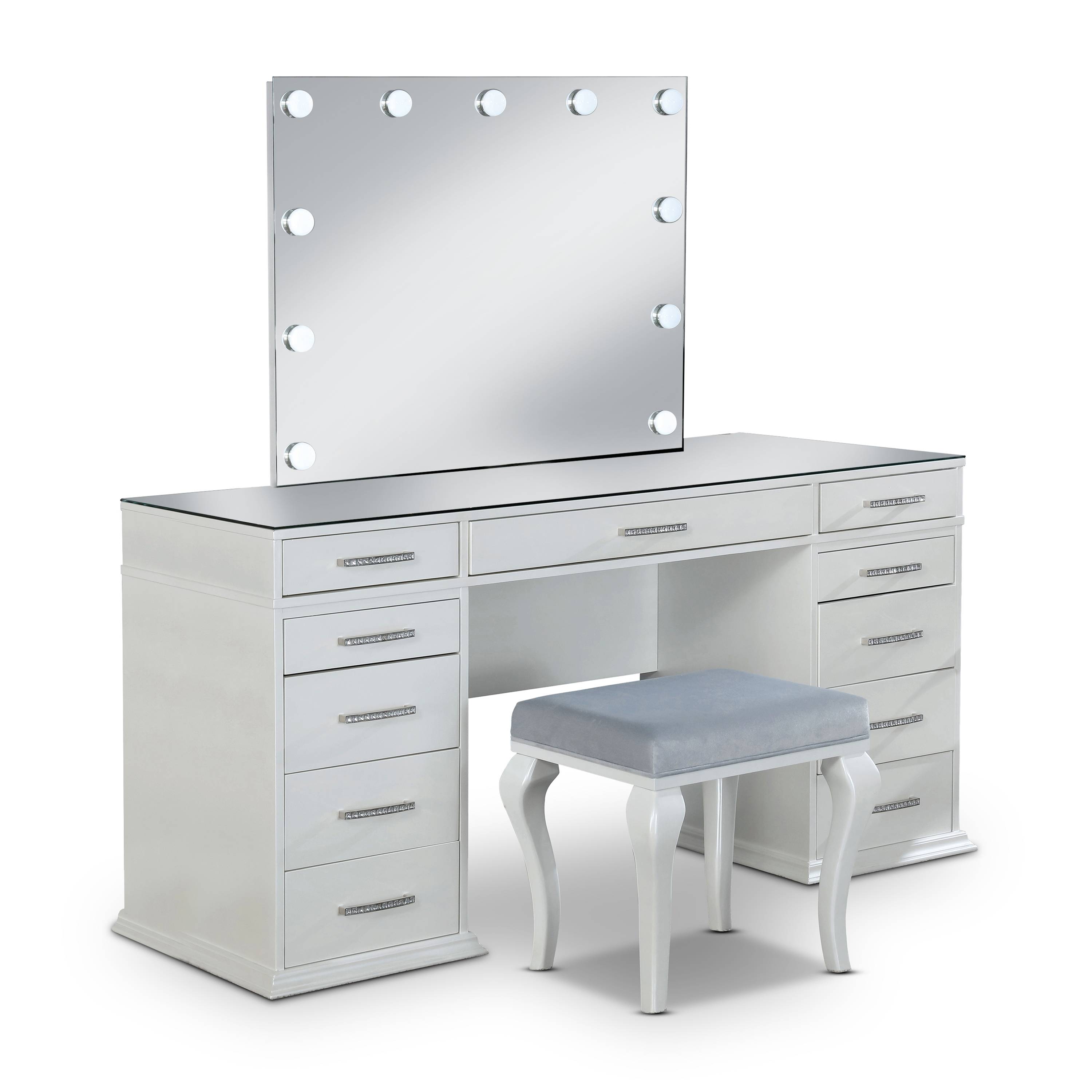 Midlothian 3-Piece Vanity Set in White