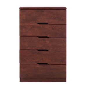 Lare 5-Drawer Chest in Vintage Walnut