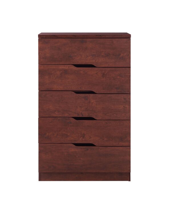 Lare 5-Drawer Chest in Vintage Walnut