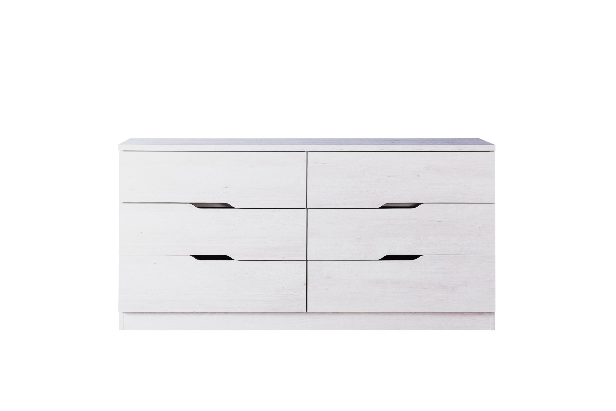 Lare 6-Drawer Dresser in White Oak - Image 1