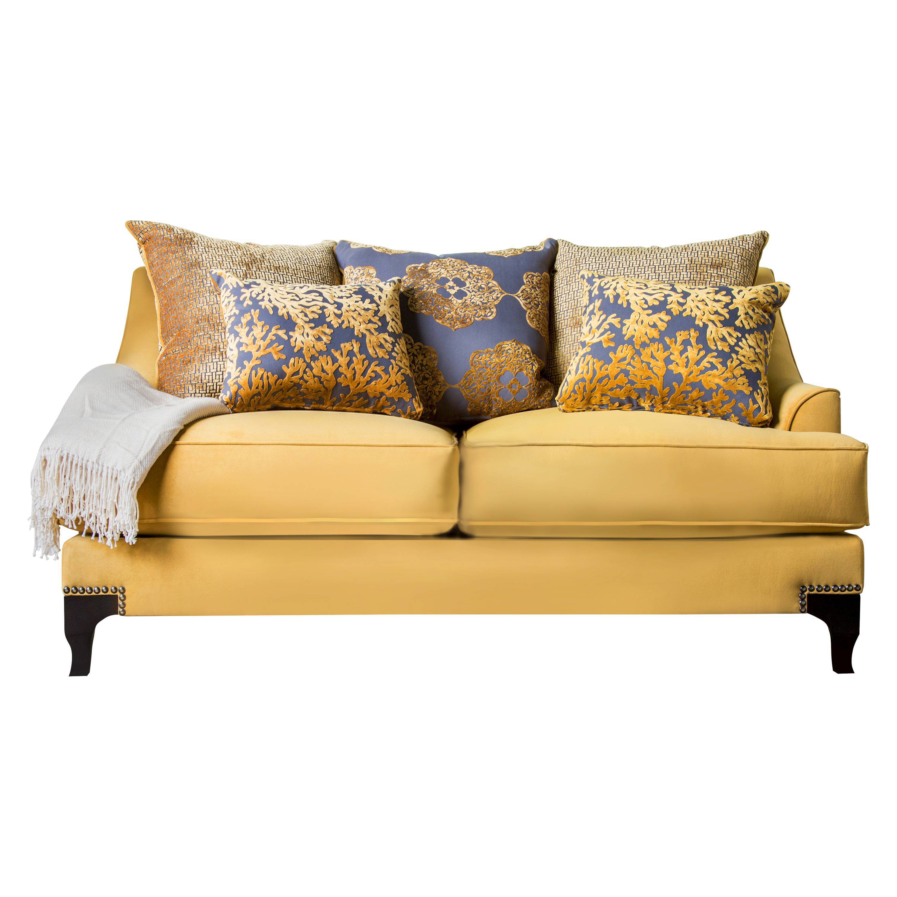 Jepson Traditional Upholstered Loveseat