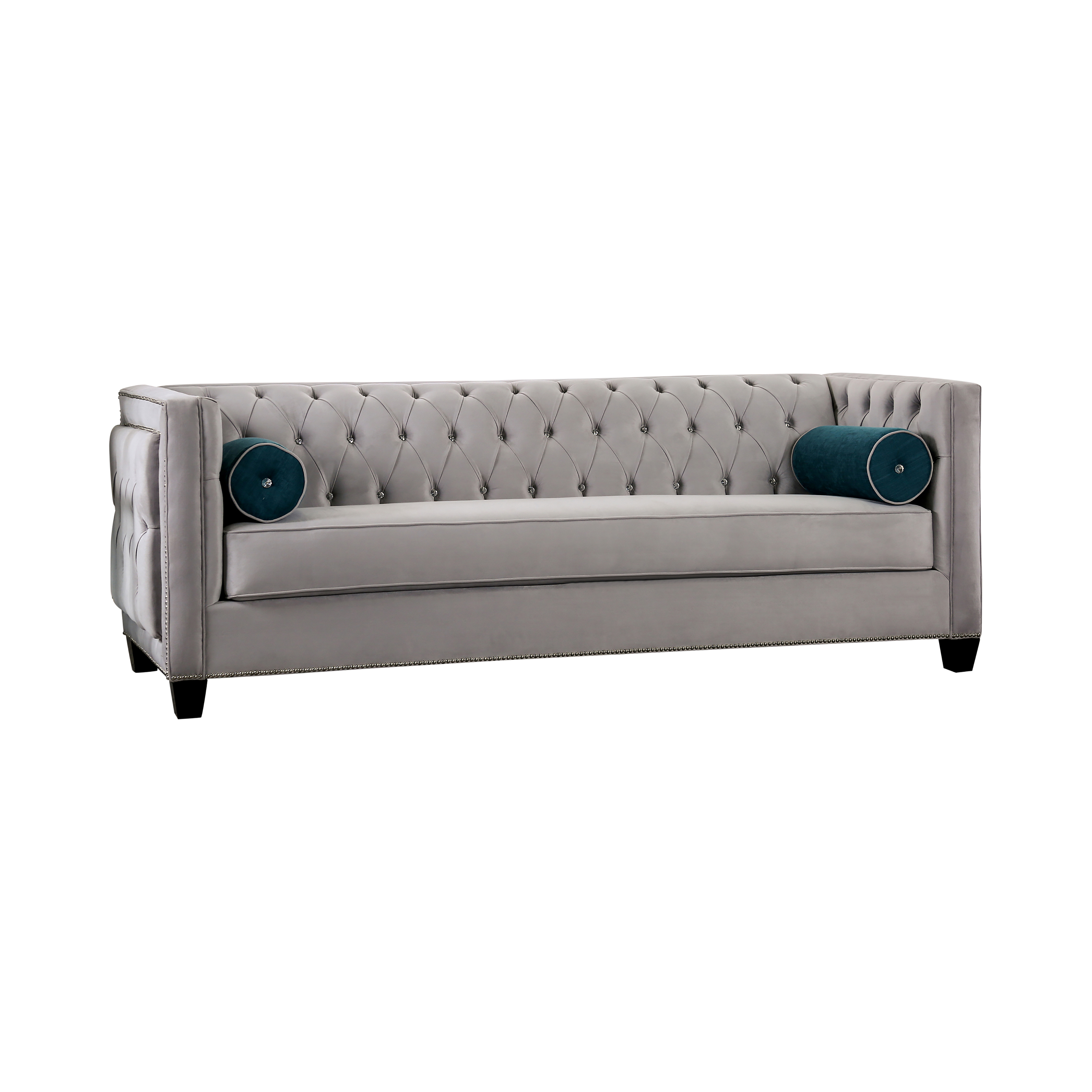 Amera Transitional Tuxedo Sofa