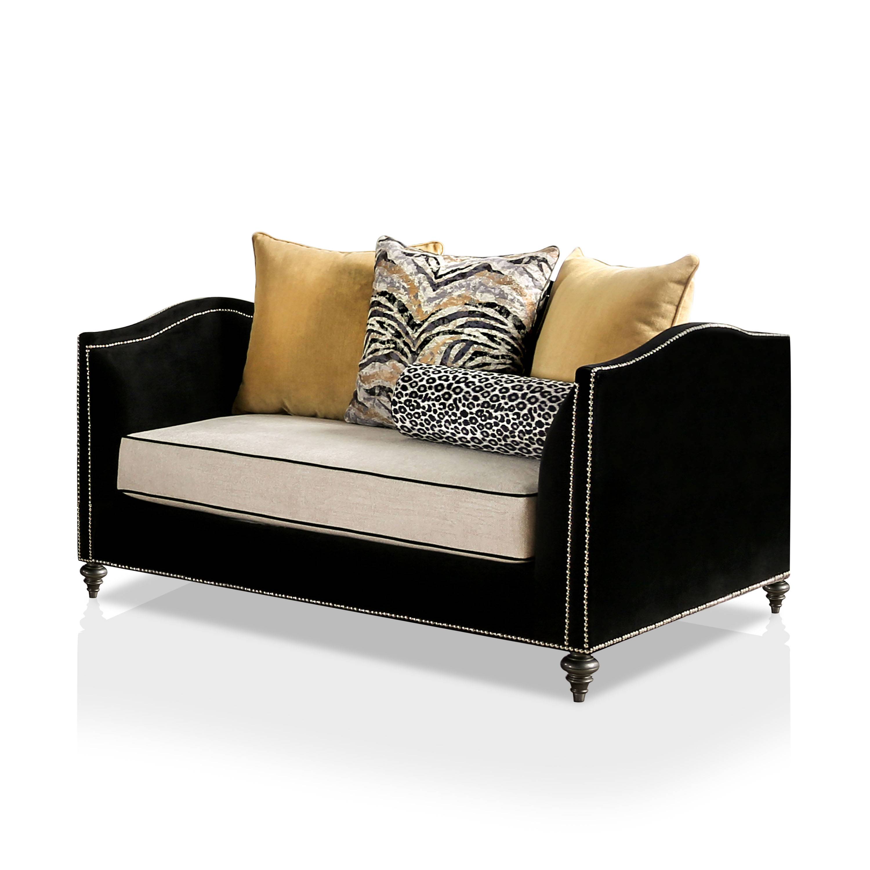 Mariposa Nailhead Trim Loveseat