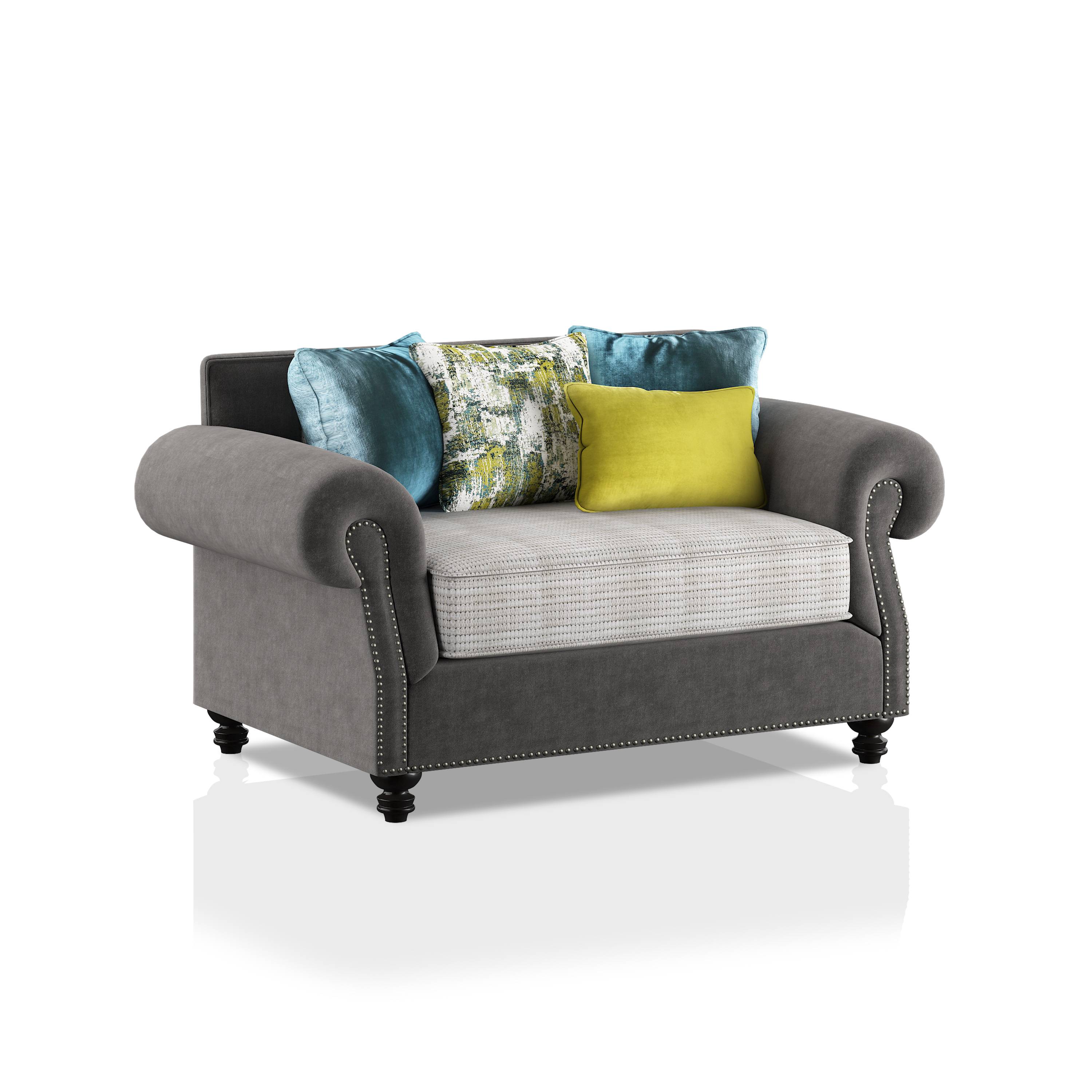 Briarcliffe Nailhead Trim Loveseat