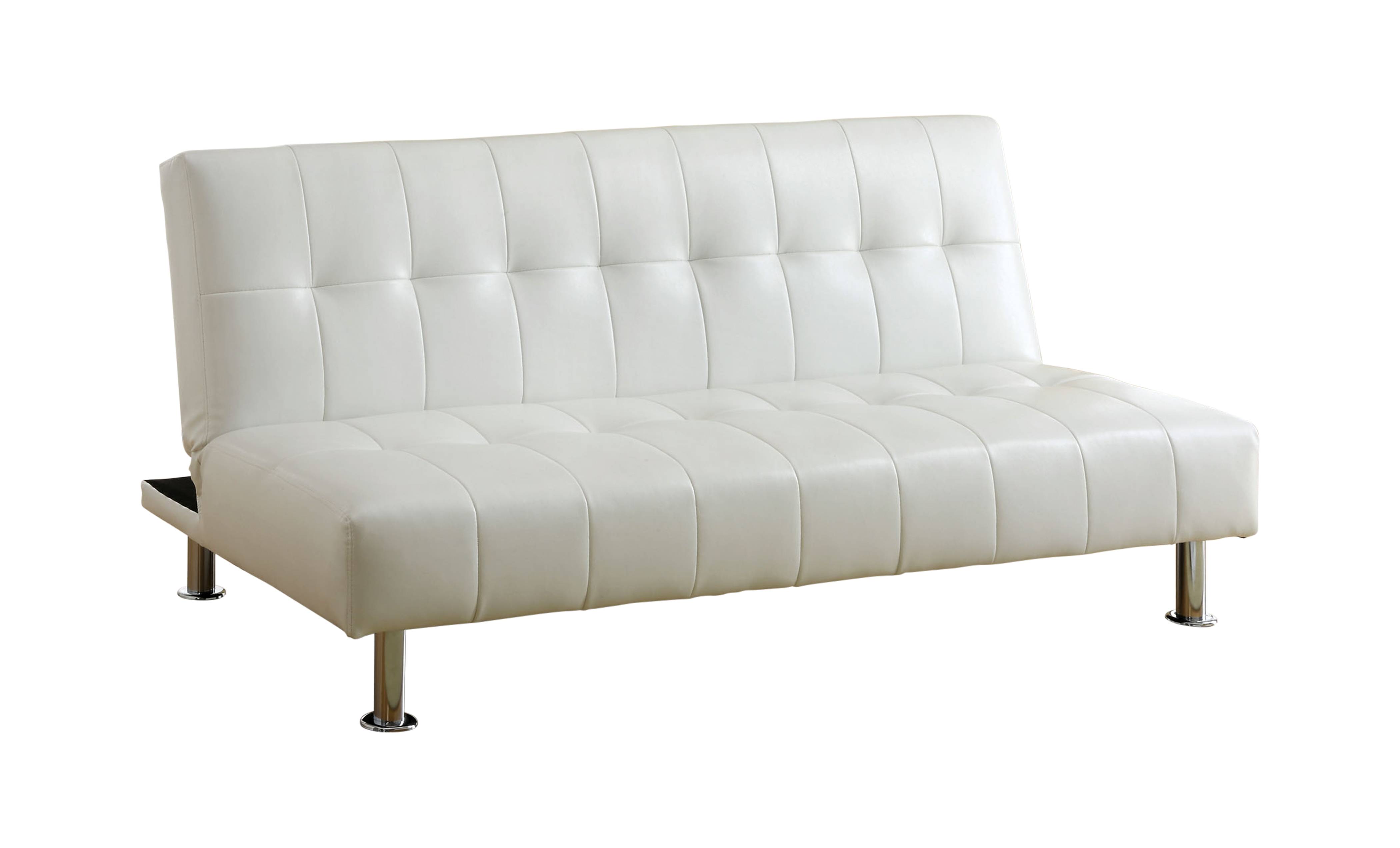 Bull Contemporary Tufted Futon in White