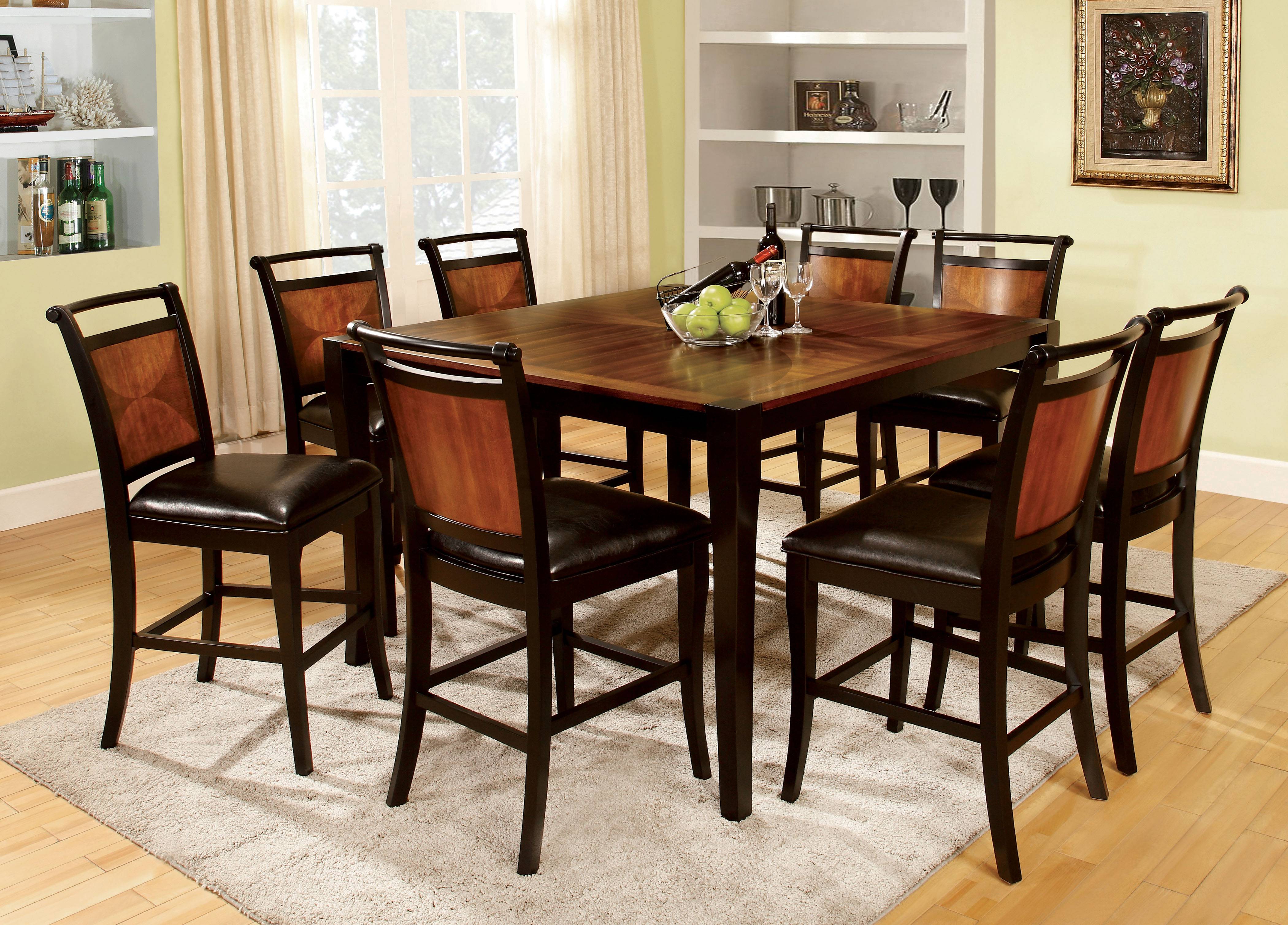 Ernst Transitional Square Counter Height Table