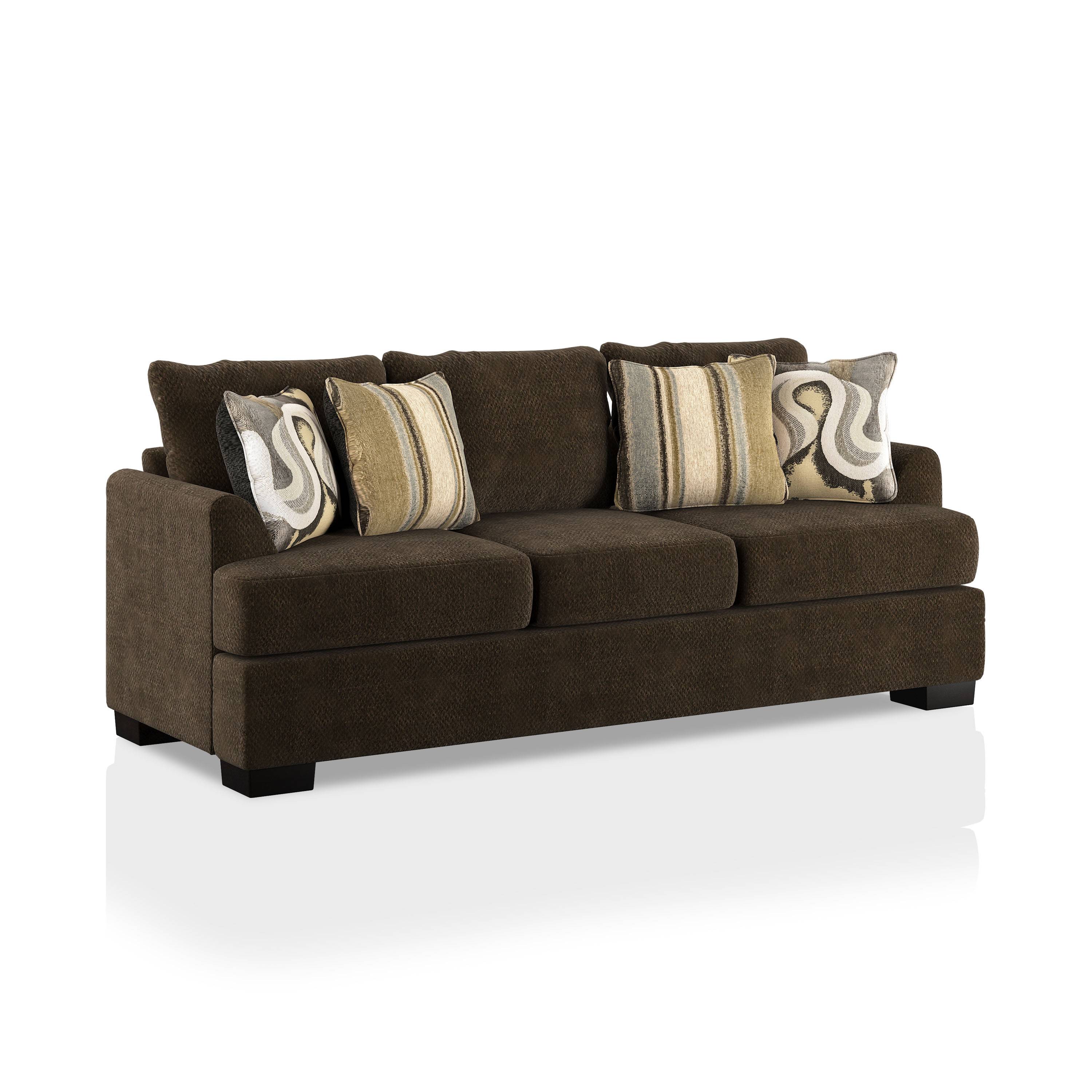 Korona Upholstered Sofa in Brown