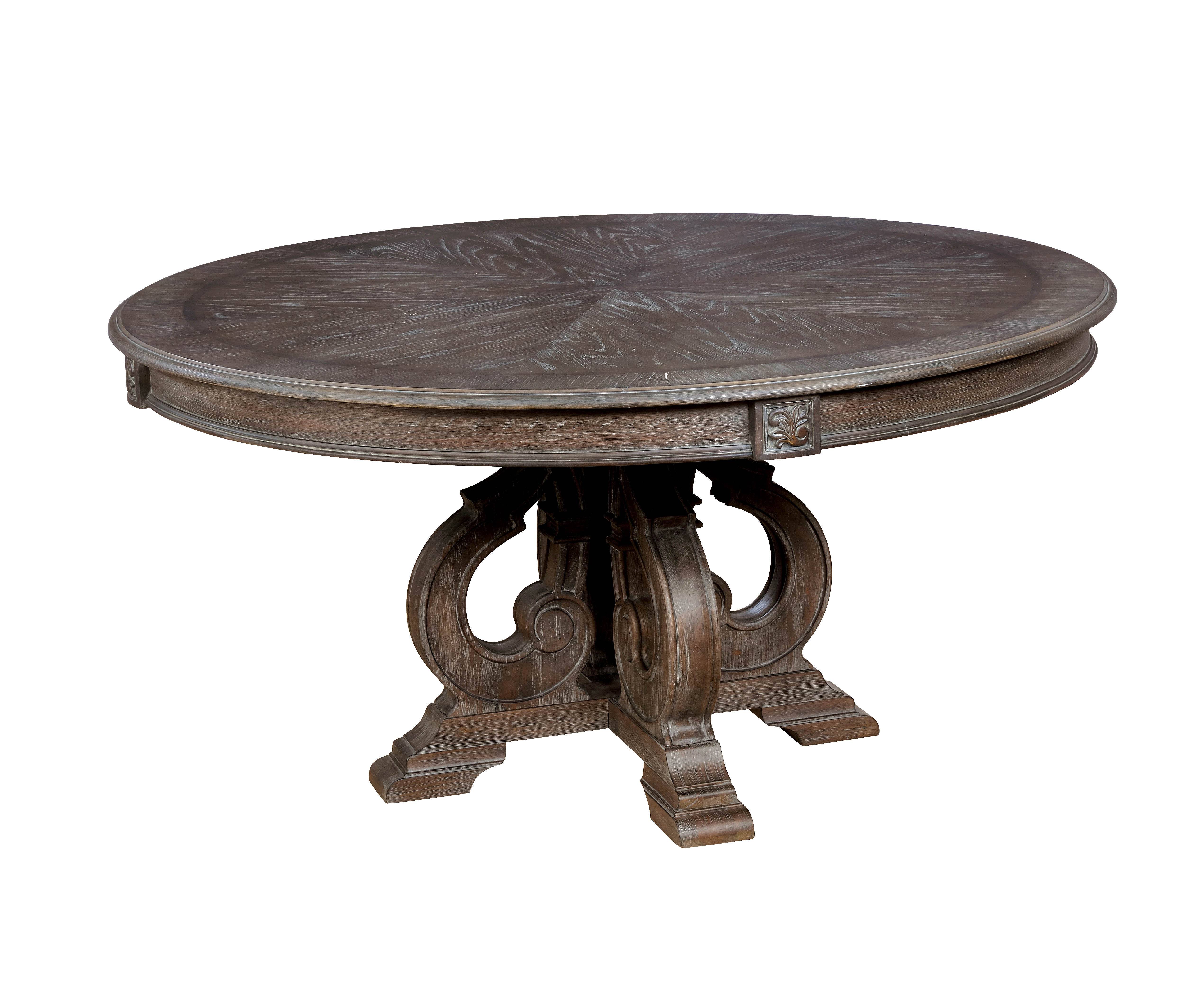 Sorensen Rustic Round Dining Table