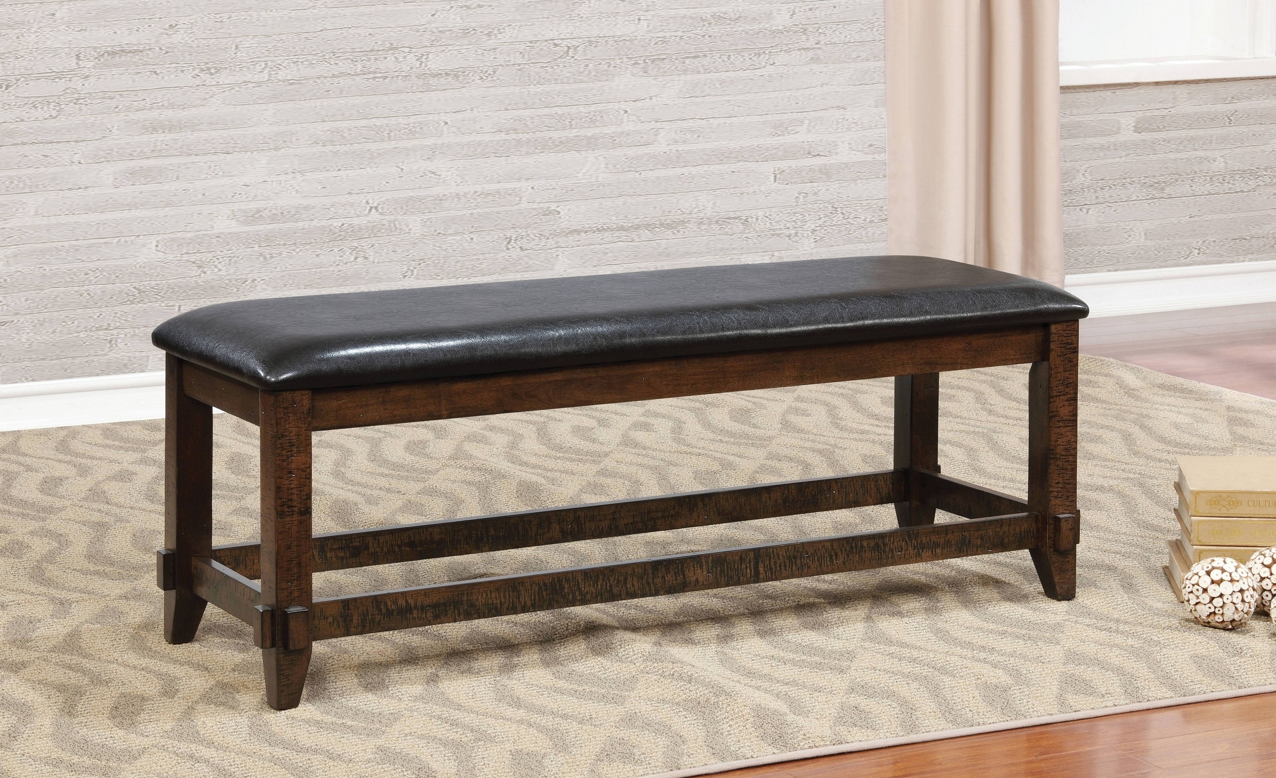 Geo Transitional Padded Bench