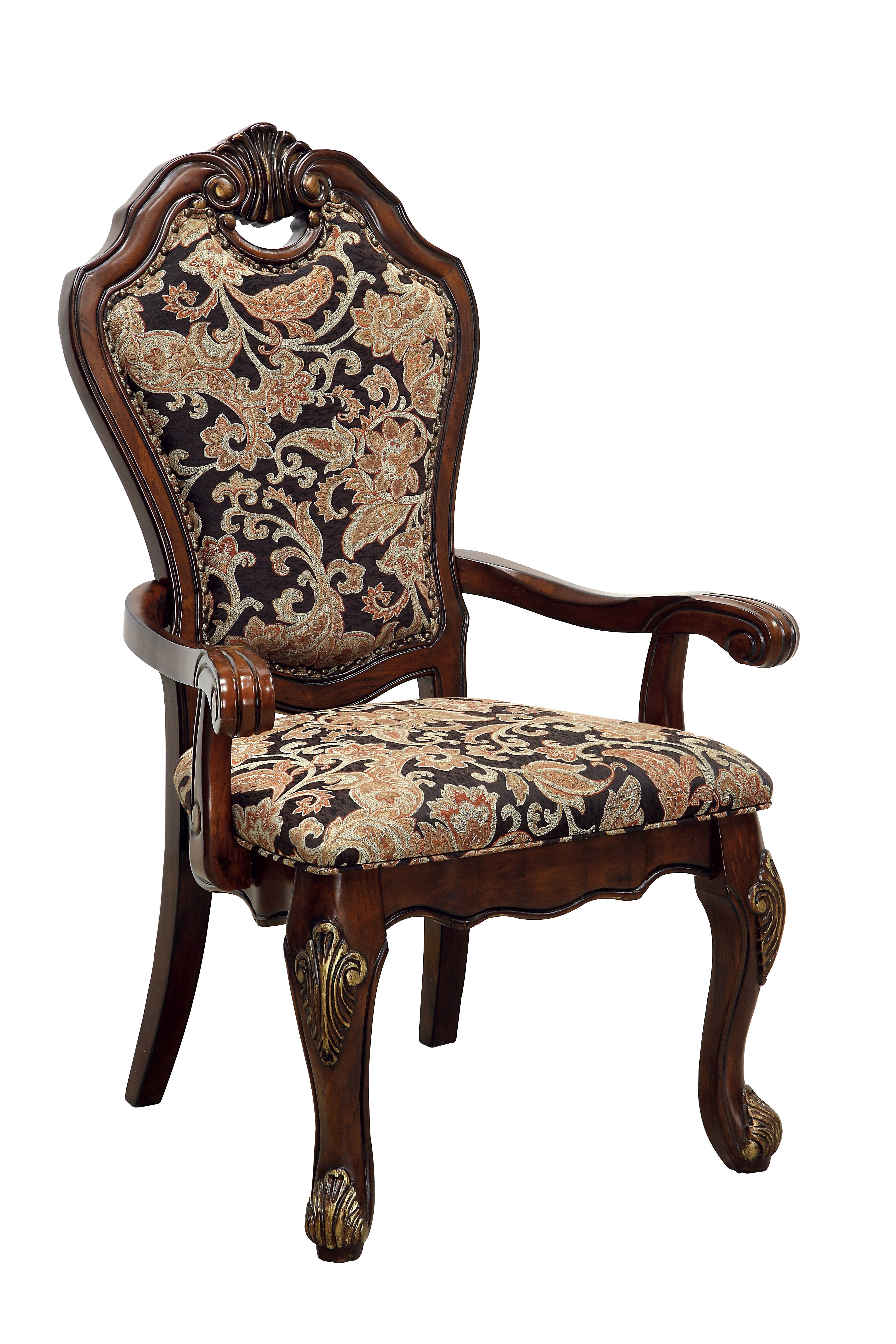 Parson Traditional Padded Arm Chairs (Set of 2)