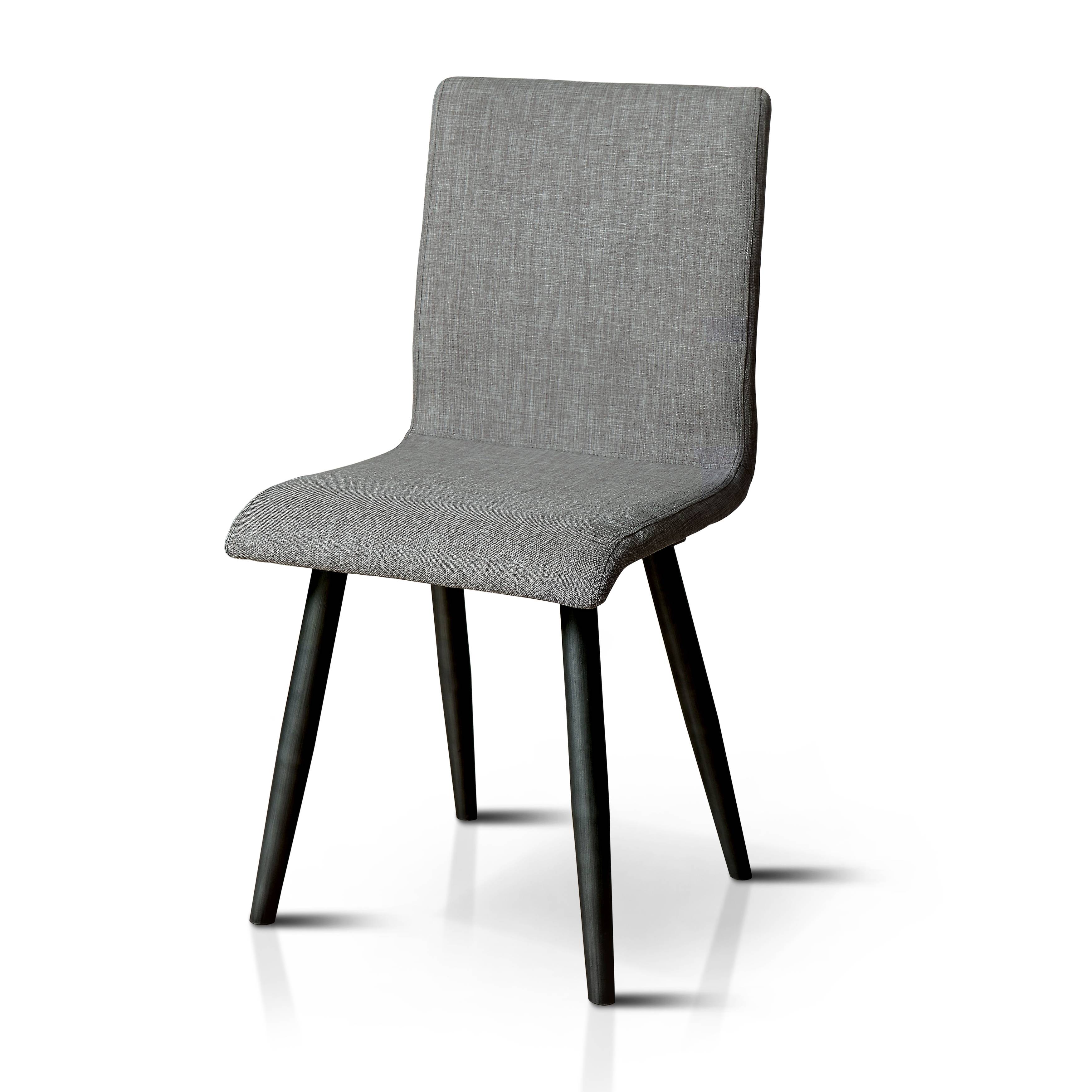 Jaylynn Mid-Century Modern Fabric Upholstered Side Chairs (Set of 2)