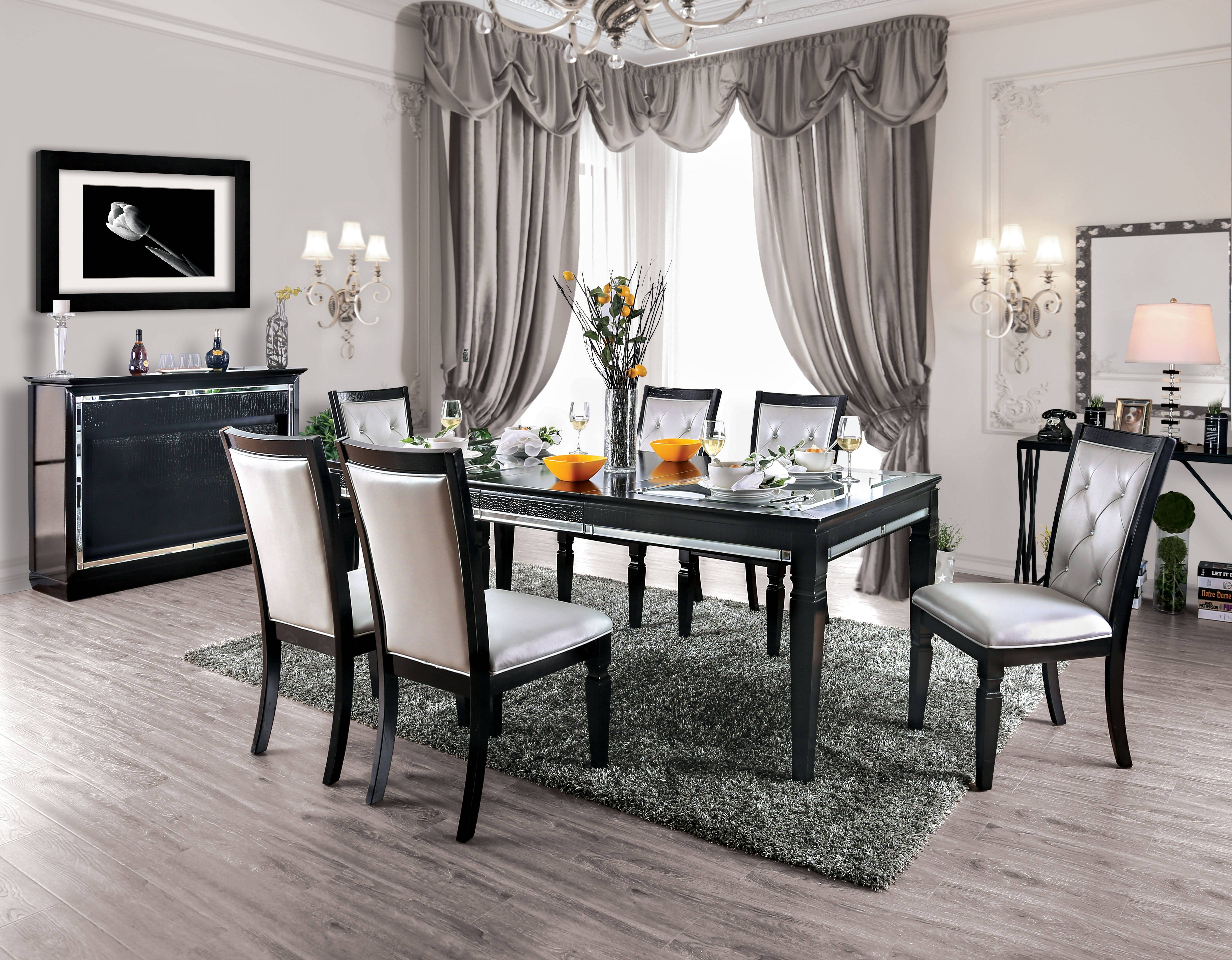 Brenda Contemporary 7-Piece Wood Dining Set