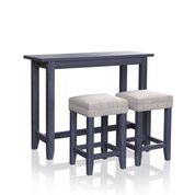 Sabana 3-Piece Counter Height Dining Set in Antique Blue