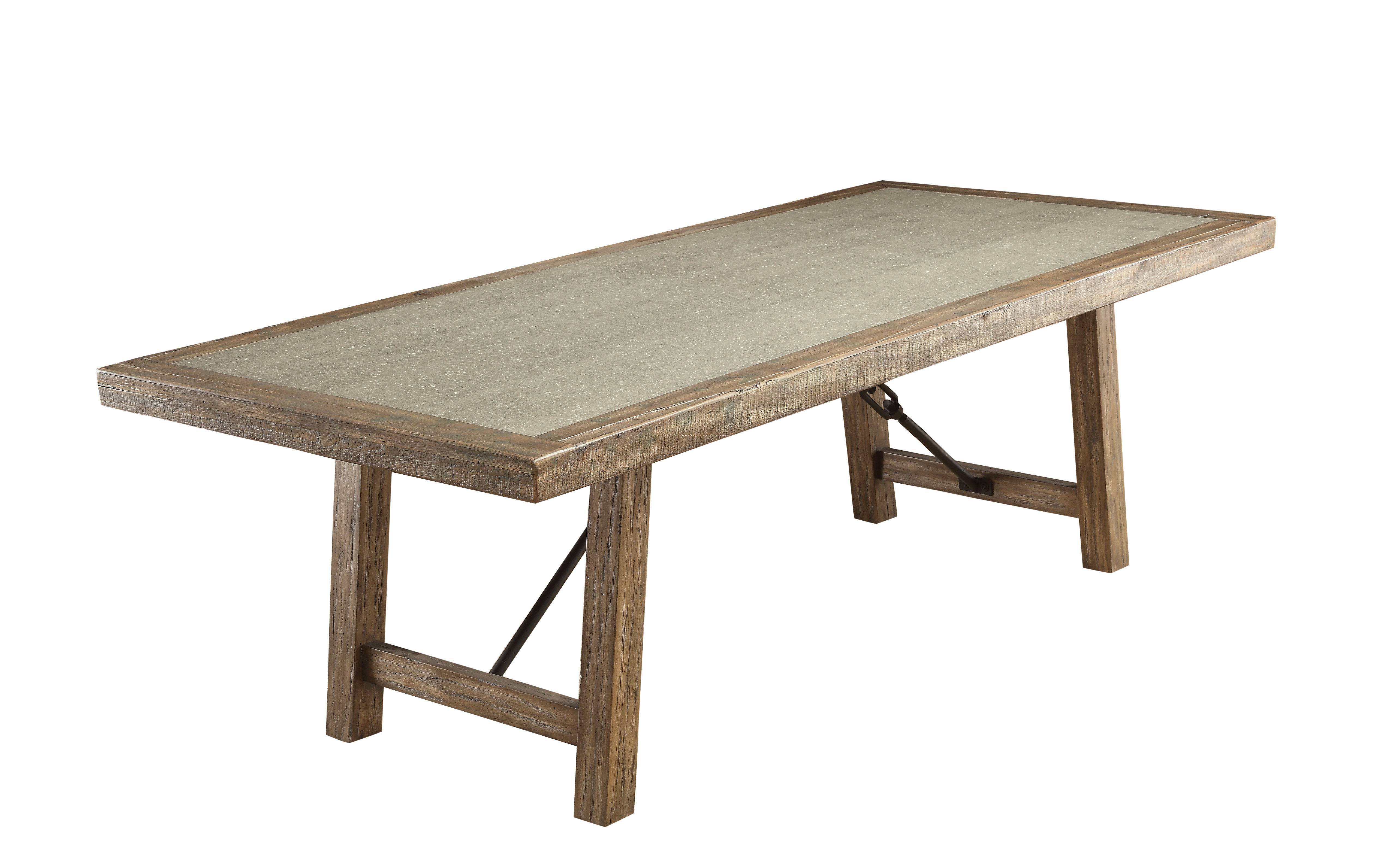 Chloe Industrial Rectangular Dining Table