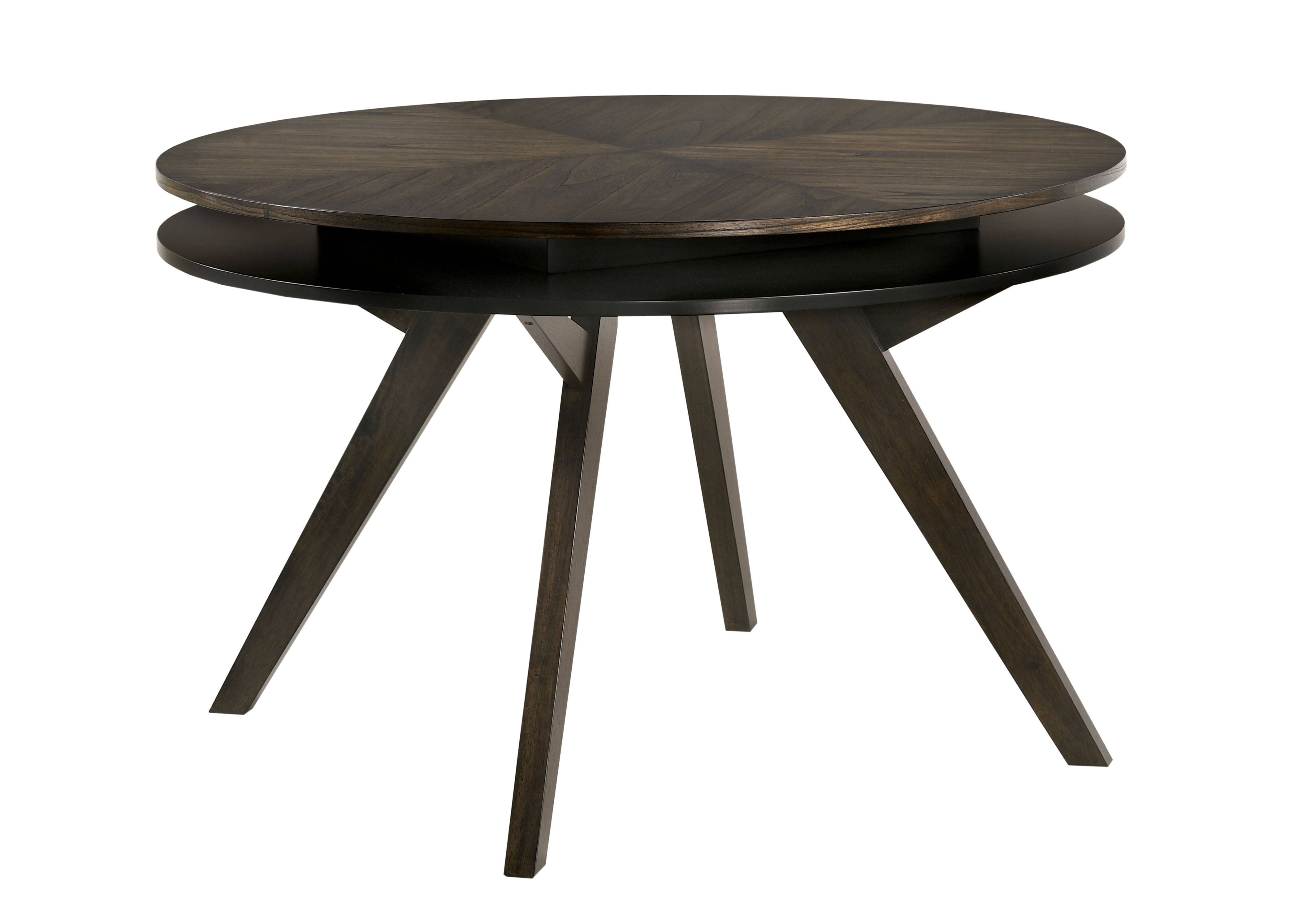 Helfor Mid-Century Modern Open Shelf Dining Table