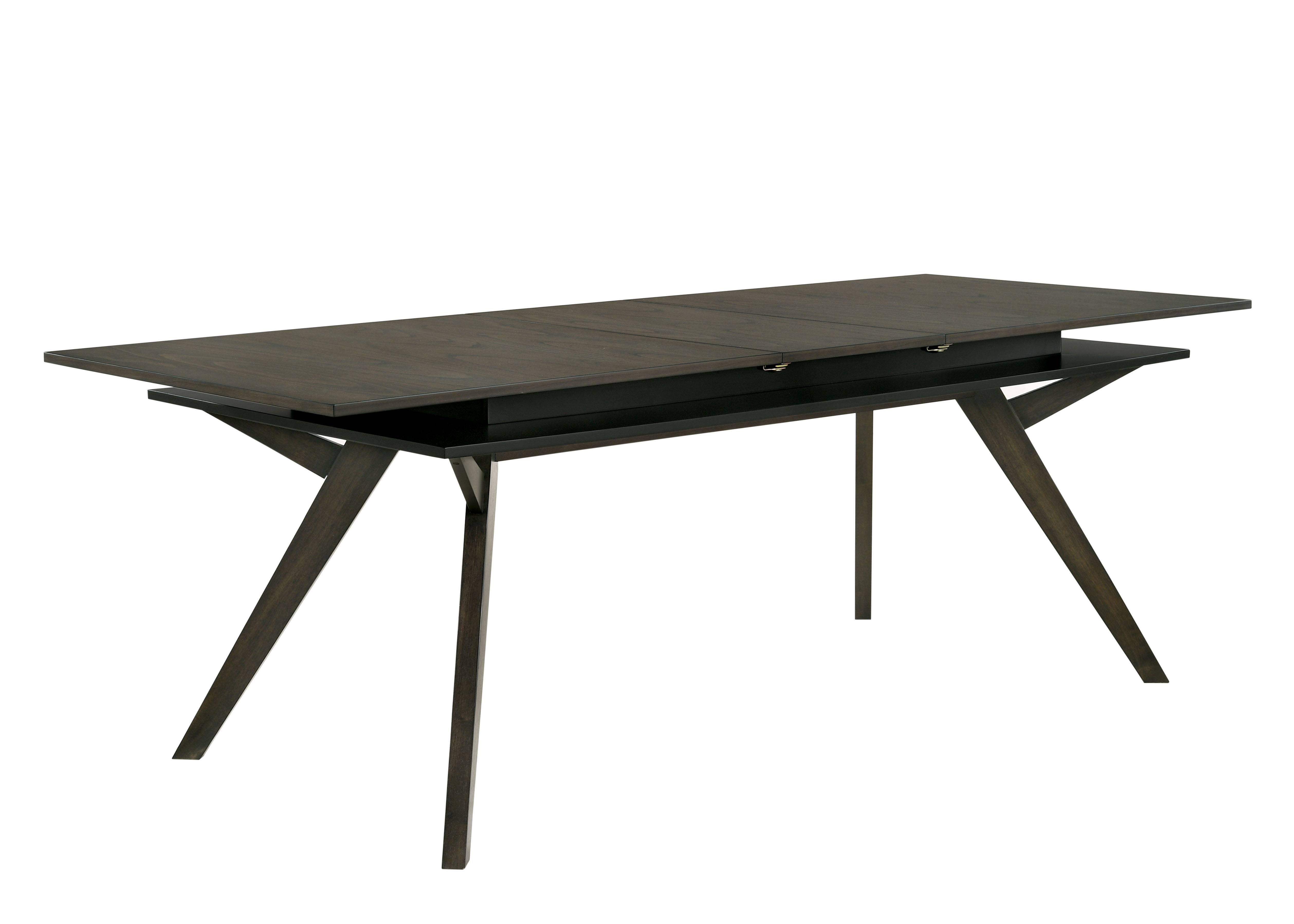 Helfor Mid-Century Modern Dining Table with 16" Leaf