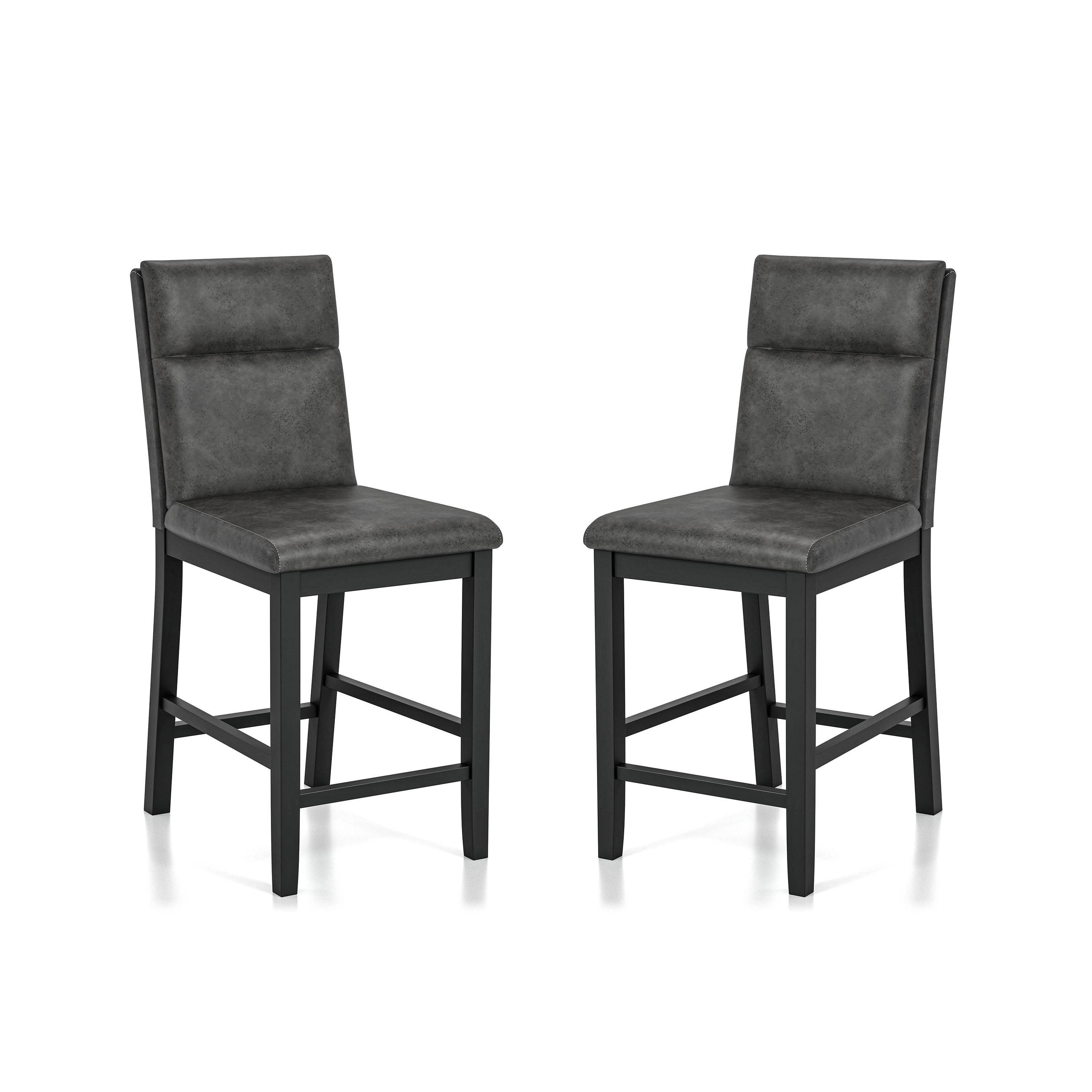 Embree Upholstered Counter Height Chairs (Set of 2)