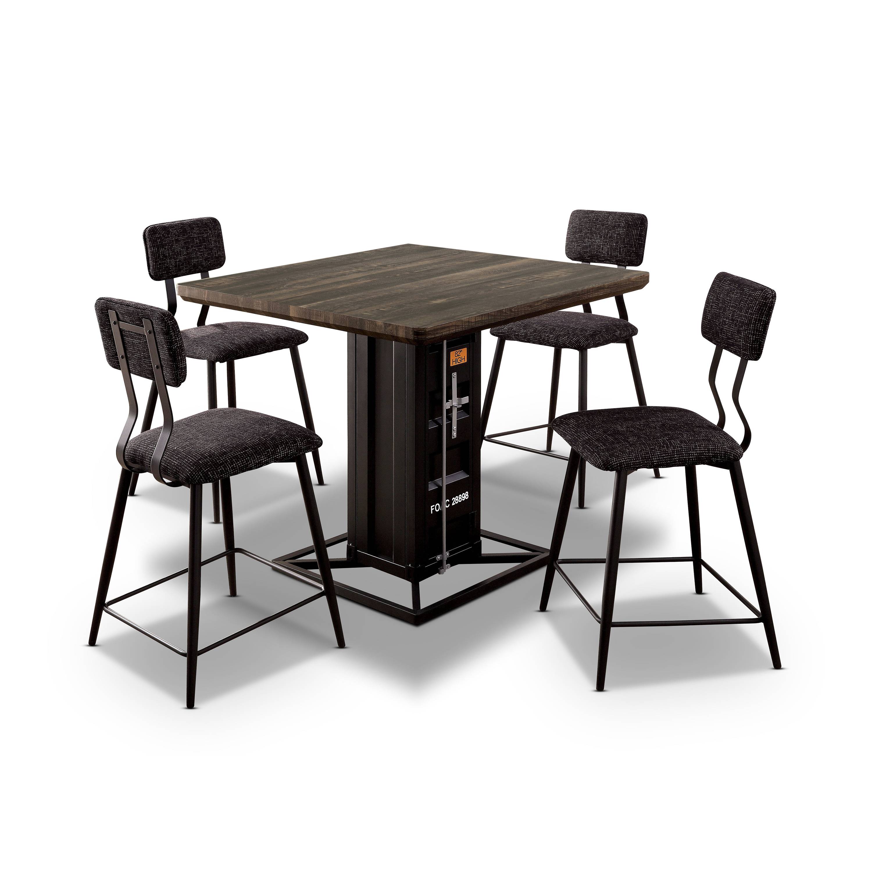 Lalka Sliding Door Counter Height Dining Table