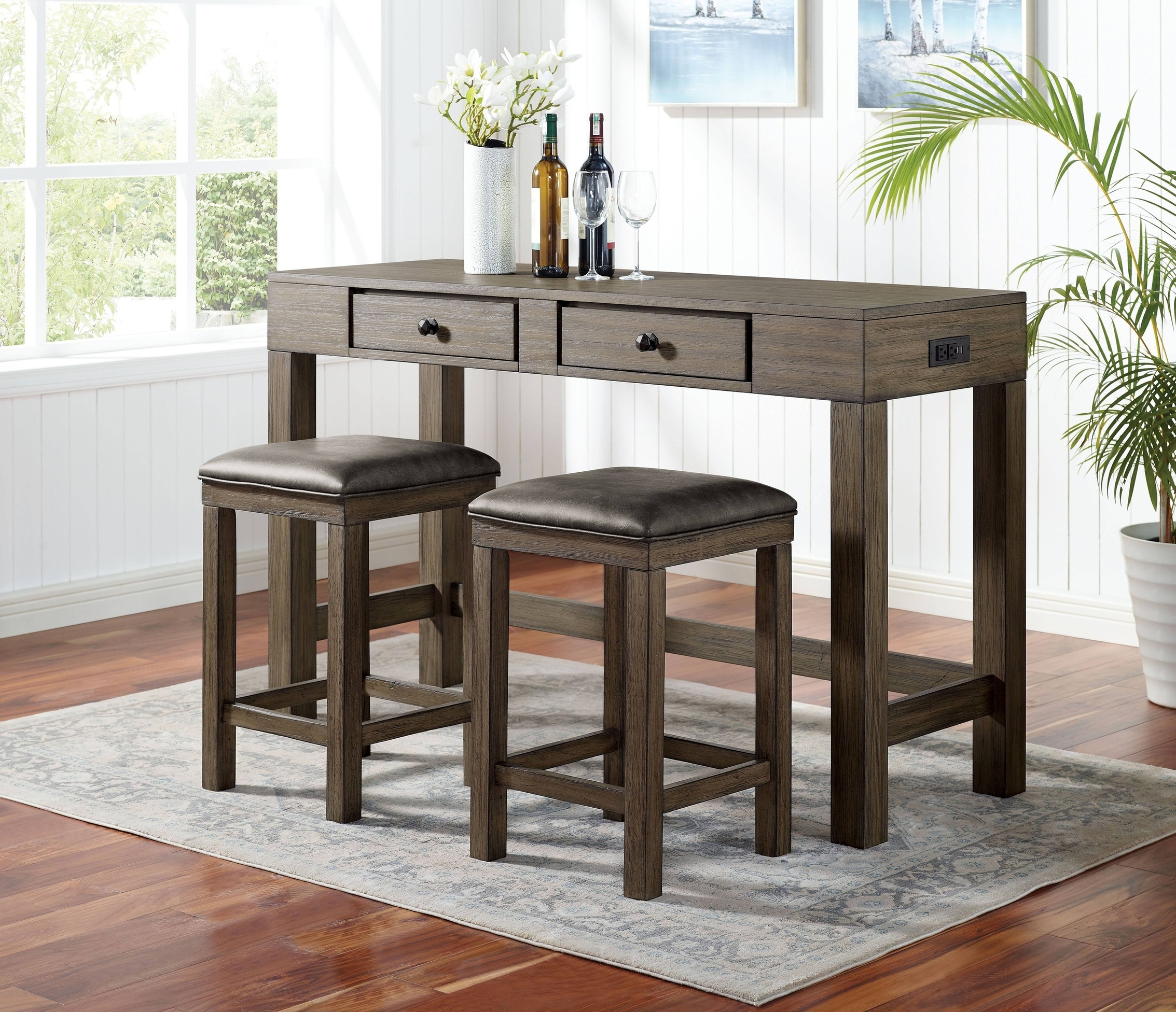 Stache 3-Piece Counter Height Dining Set